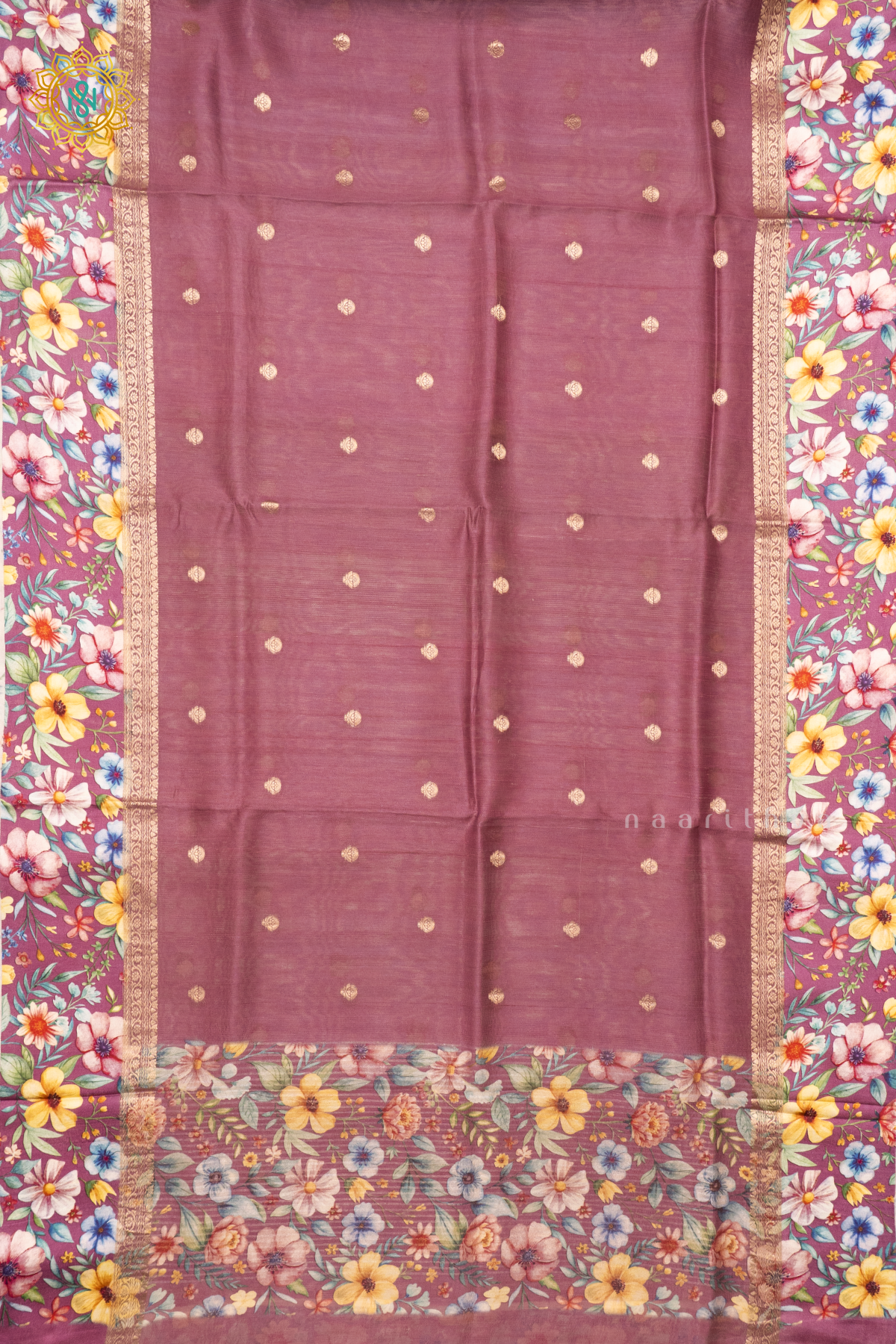 ROUGE PINK - PURE TUSSAR SILK