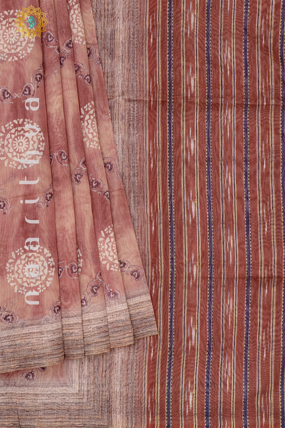 PEACH - CHANDERI SILK COTTON