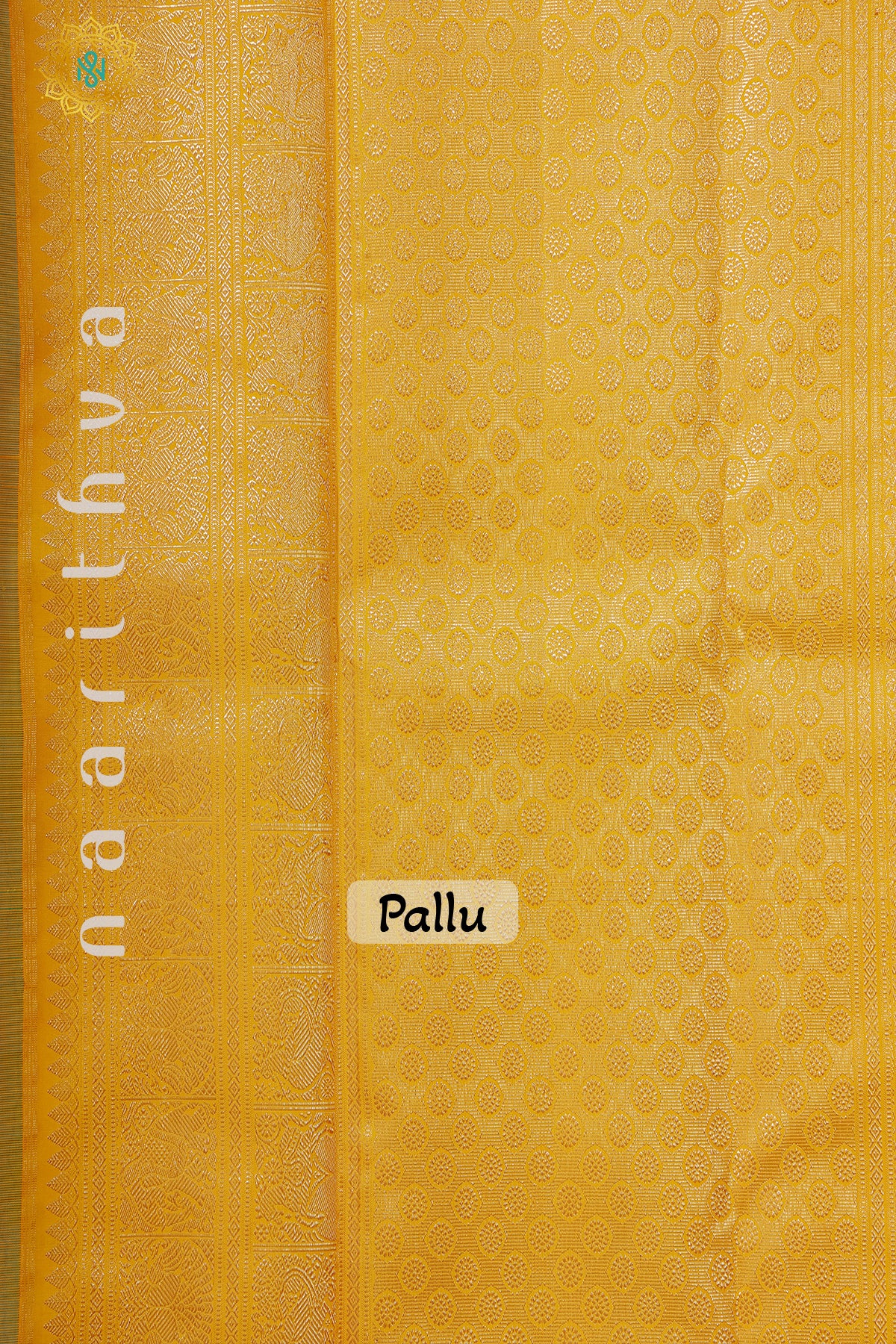 SKY BLUE WITH YELLOW - PURE KANJIVARAM SILK