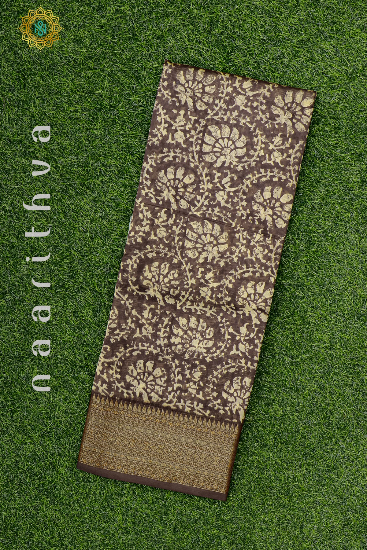 BROWN - CHANDERI SILK COTTON