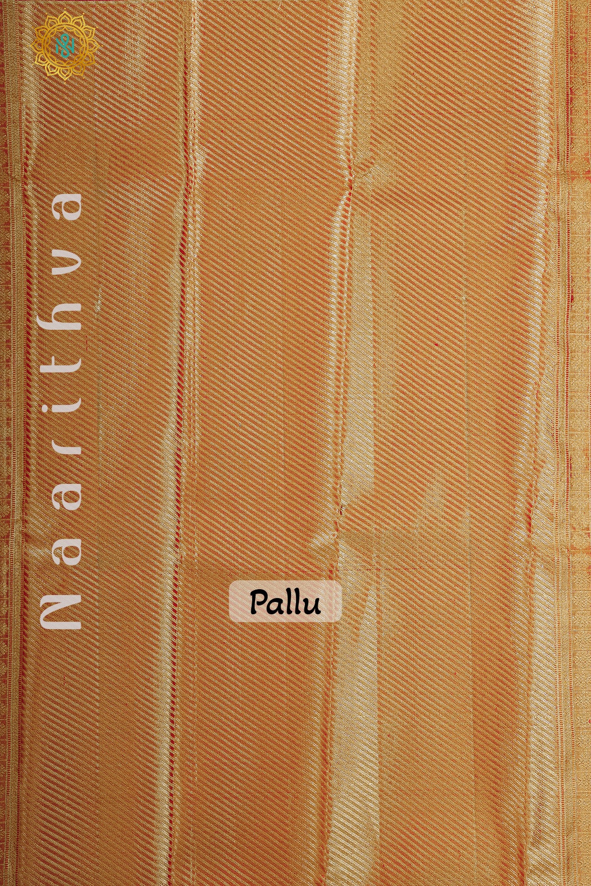 GOLD TISSUE WITH PINK - PURE KANJIVARAM SILK