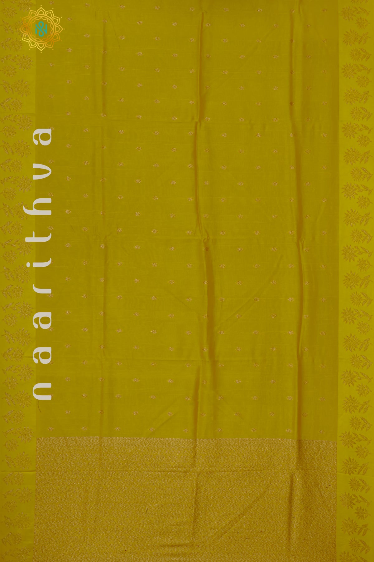 YELLOW - SEMI RAW SILK