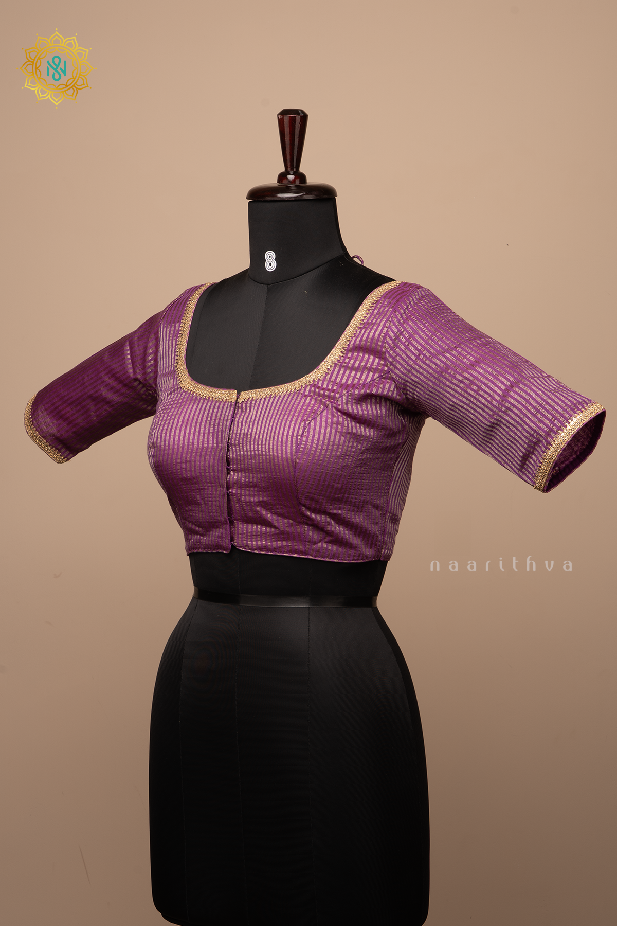 PURPLE - TISSUE READYMADE BLOUSE