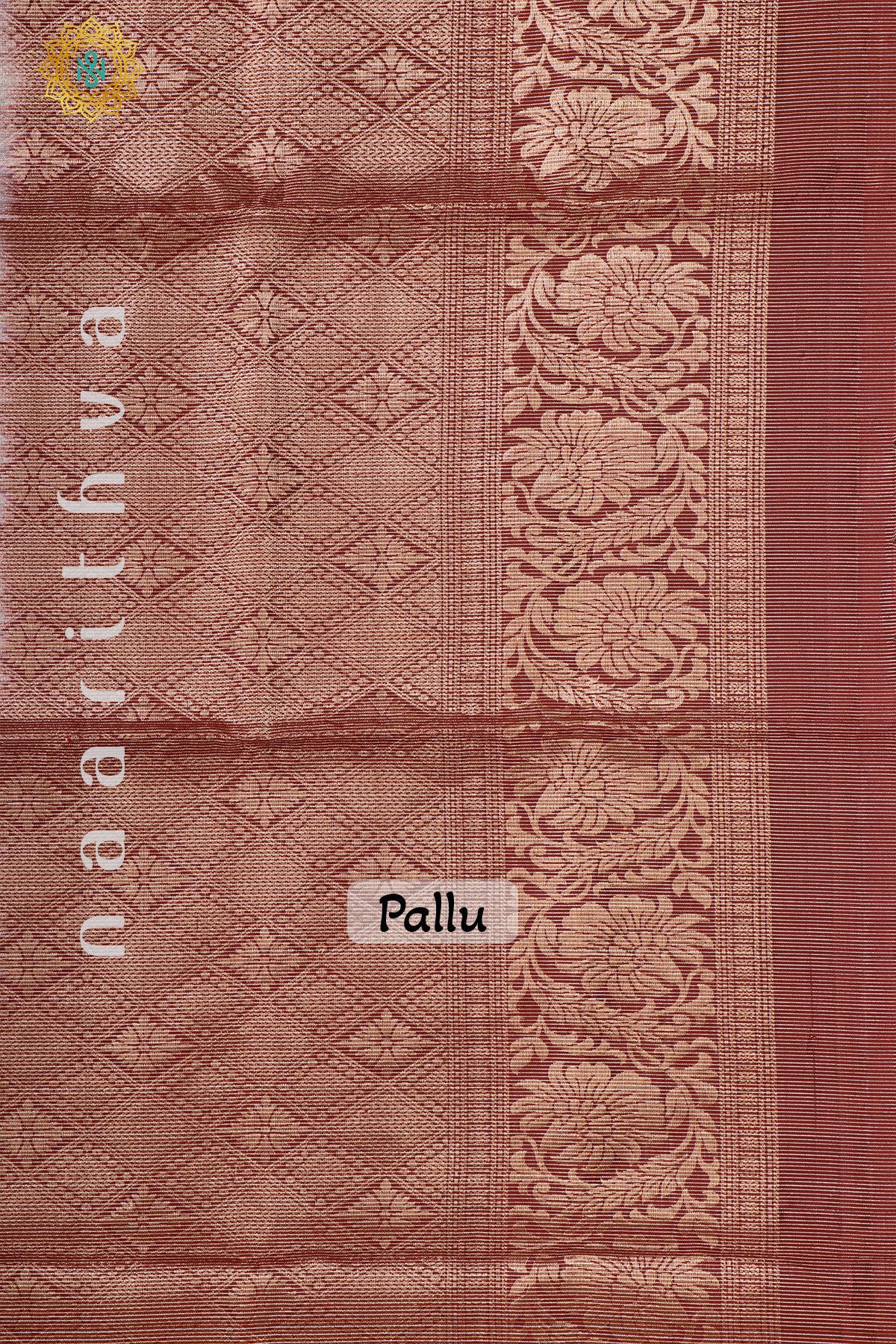 GREY WITH MAROON - PURE KANJIVARAM SOFT SILK