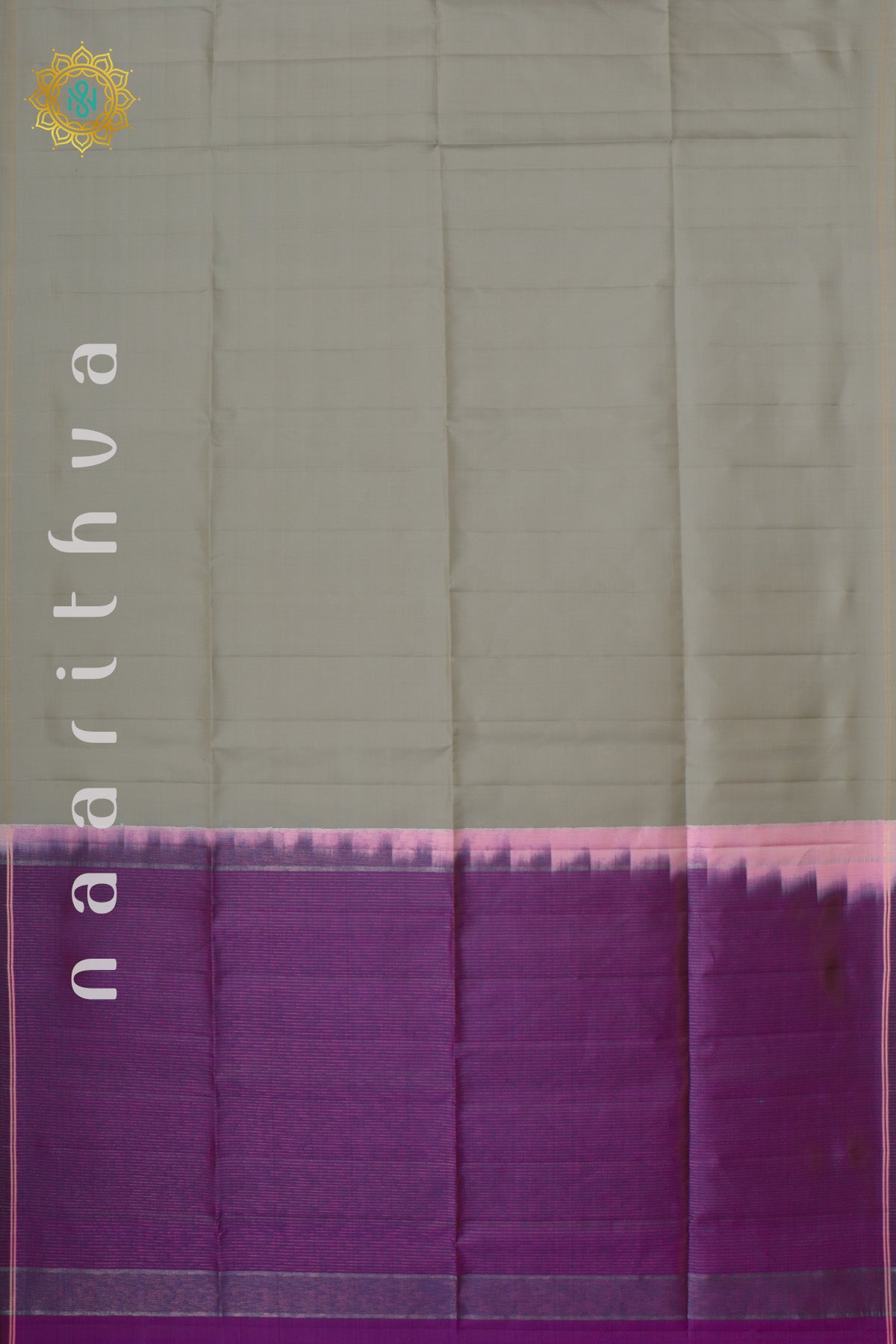 BEIGE WITH MAGENTA - PURE KANJIVARAM SOFT SILK