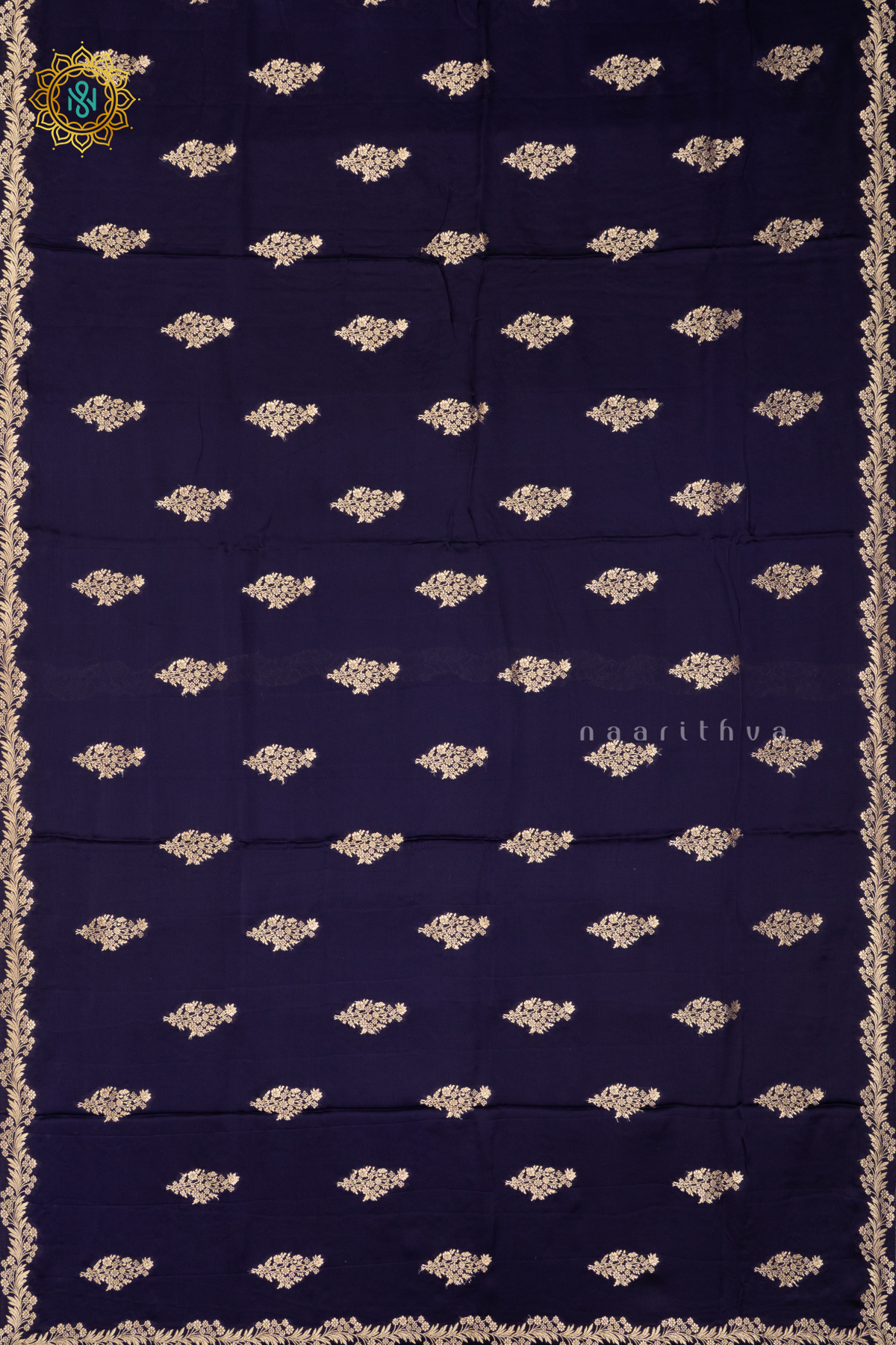 NAVY BLUE - SATIN ORGANZA