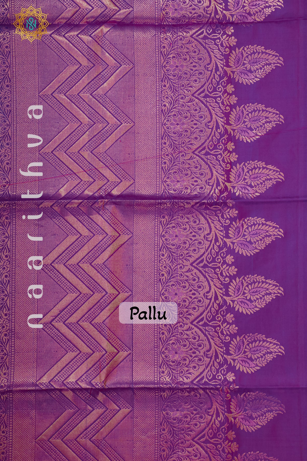 OLIVE GREEN WITH PURPLE - PURE KANJIVARAM SOFT SILK