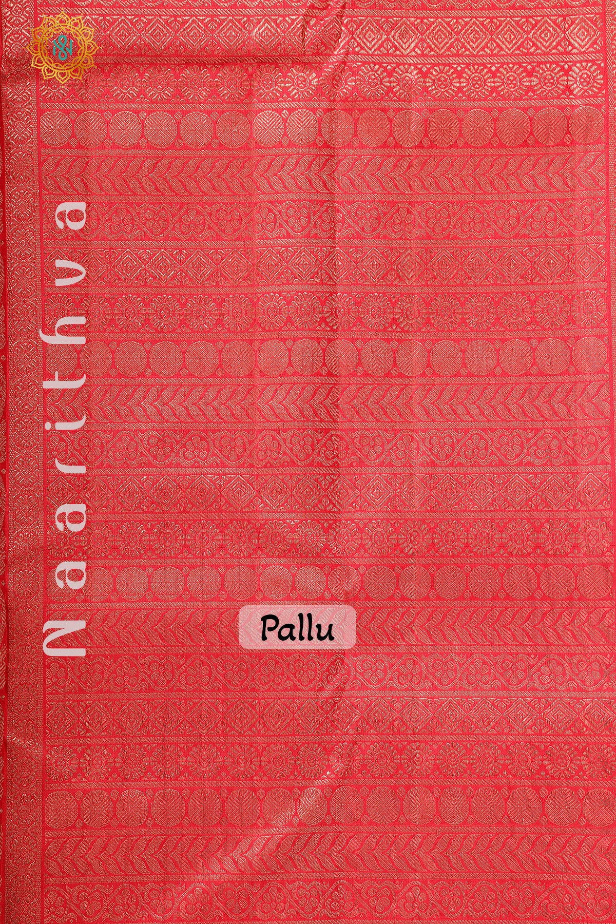 YELLOW WITH PINKISH RED - PURE KANJIVARAM SILK