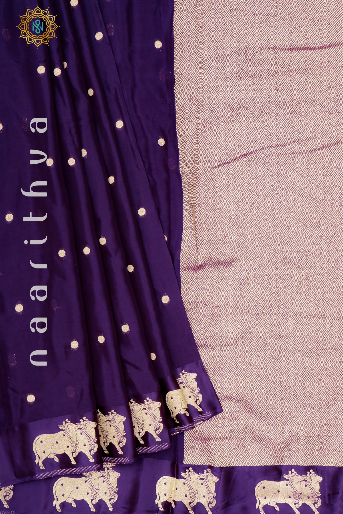 PURPLE - SEMI CREPE SILK