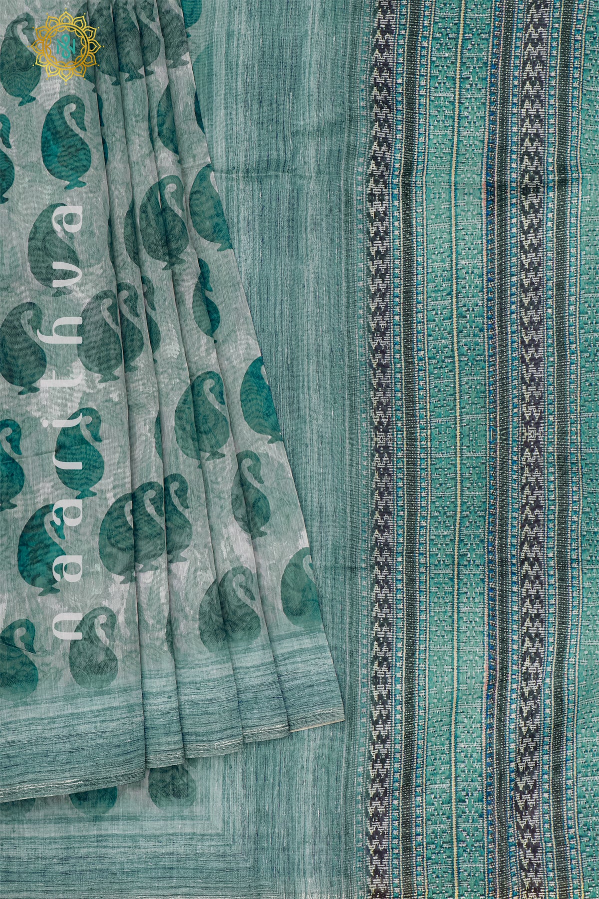 GREEN - CHANDERI SILK COTTON