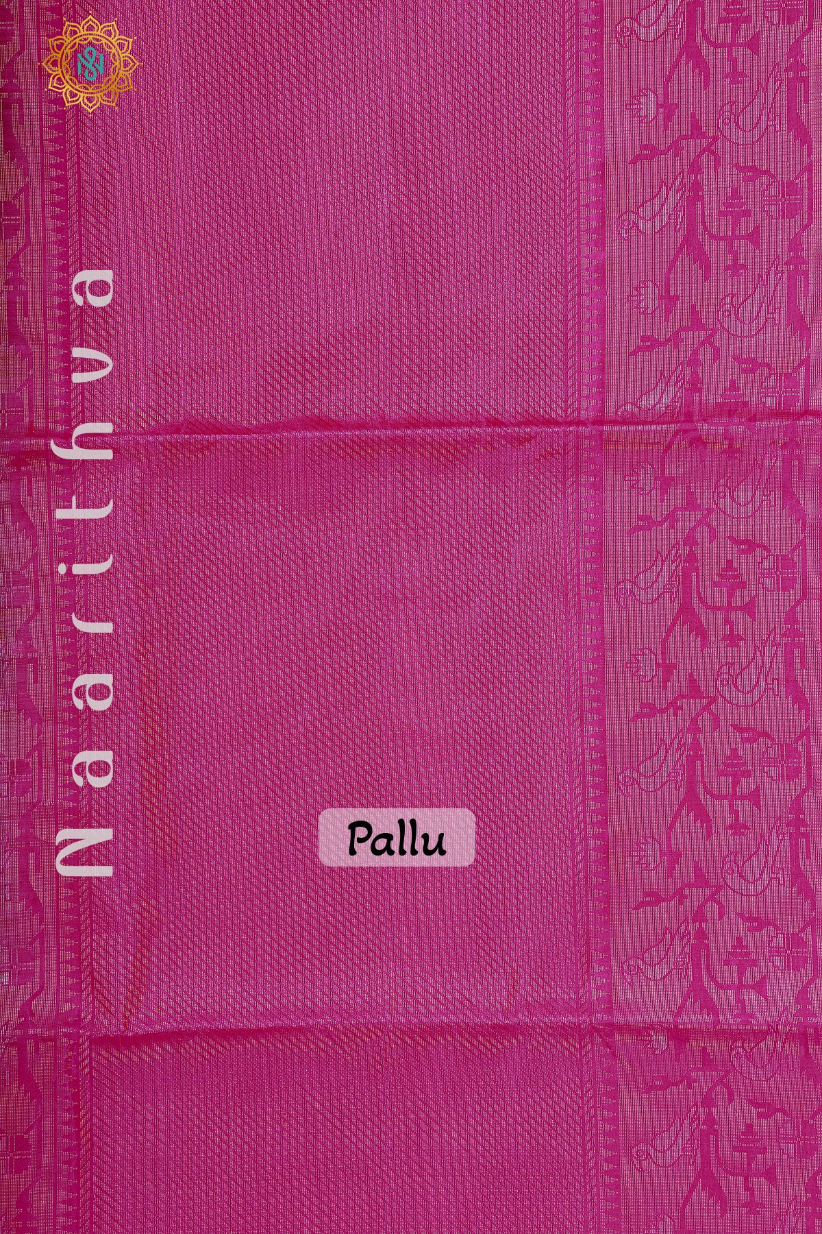 GREEN WITH PINK - PURE KANJIVARAM SOFT SILK