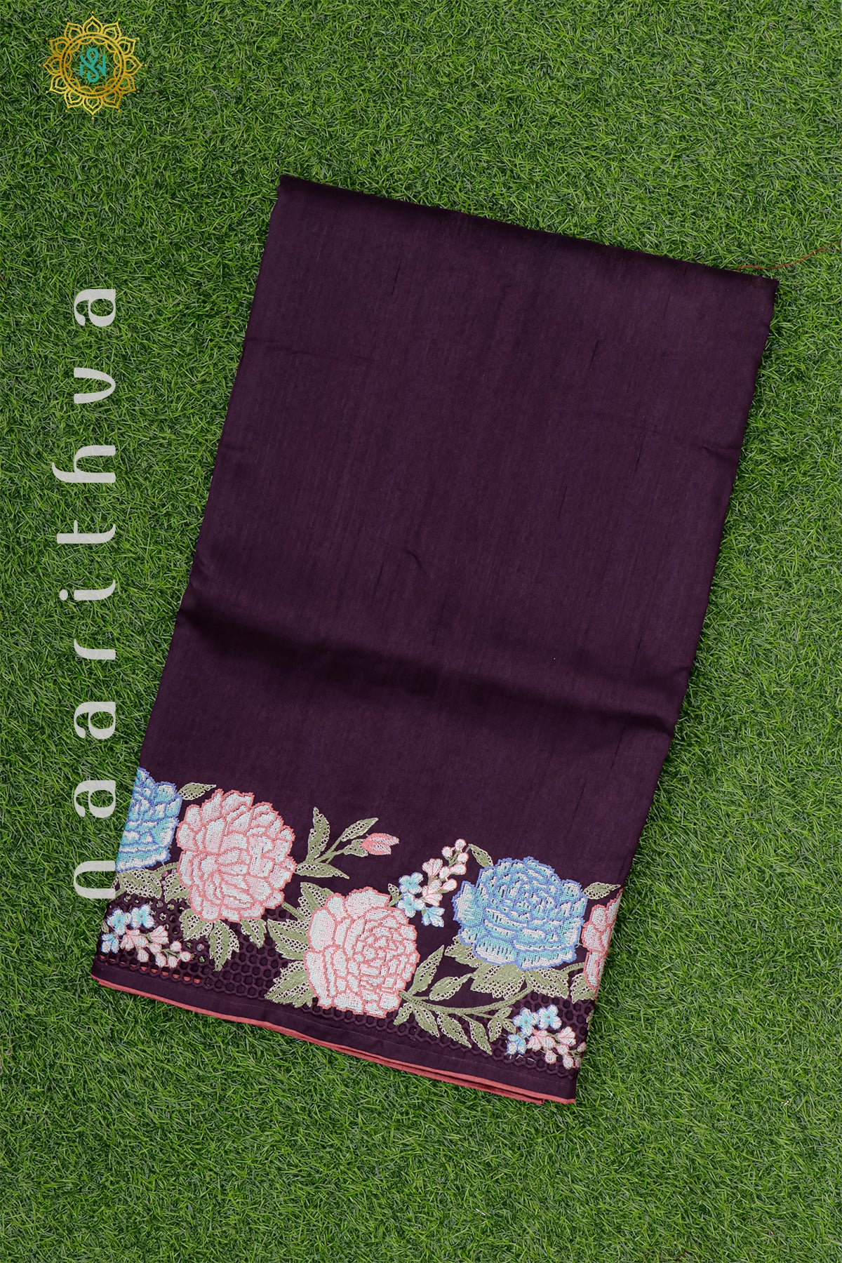 DEEP PURPLE - TUSSAR SILK