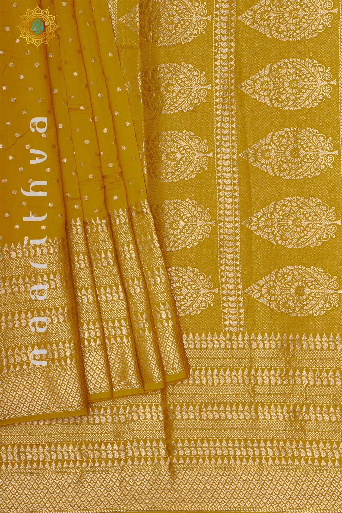 YELLOW WITH WINE - DOLA SILK