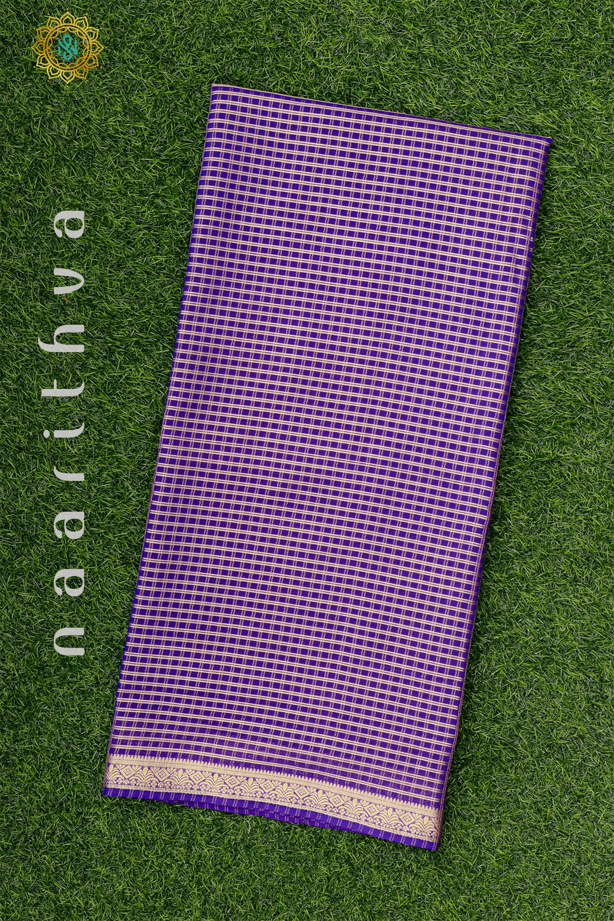 PURPLE - SEMI MYSORE CREPE SILK