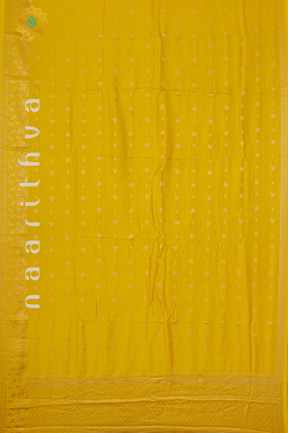 YELLOW WITH PURPLE - DOLA SILK