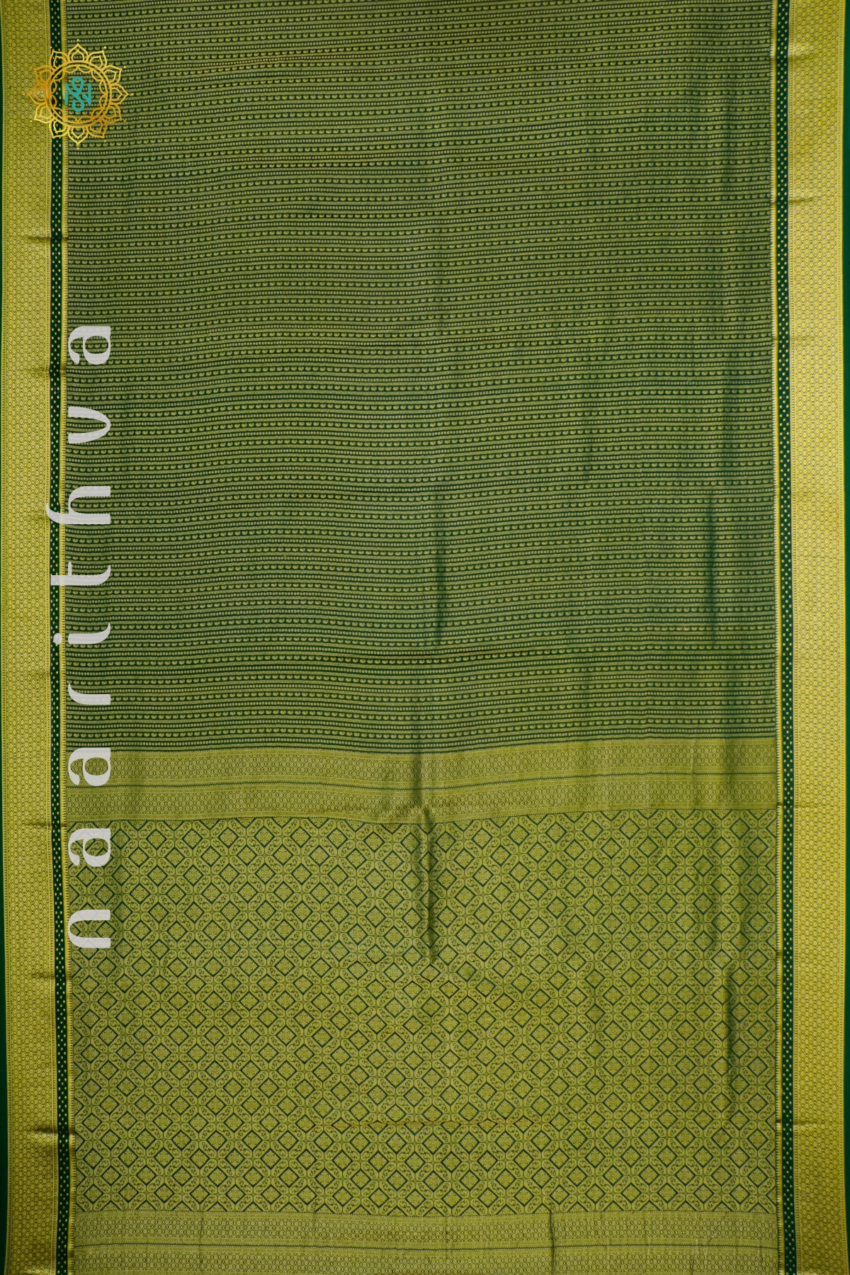 GREEN - PURE MYSORE CREPE SILK