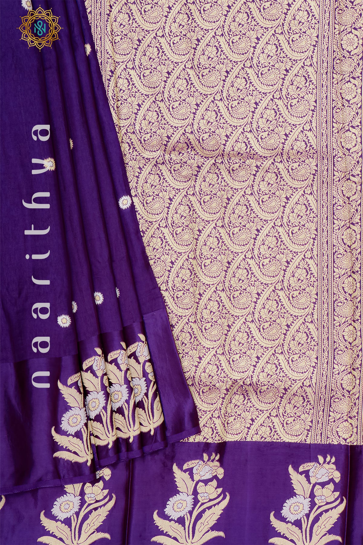 PURPLE - SEMI CREPE SILK