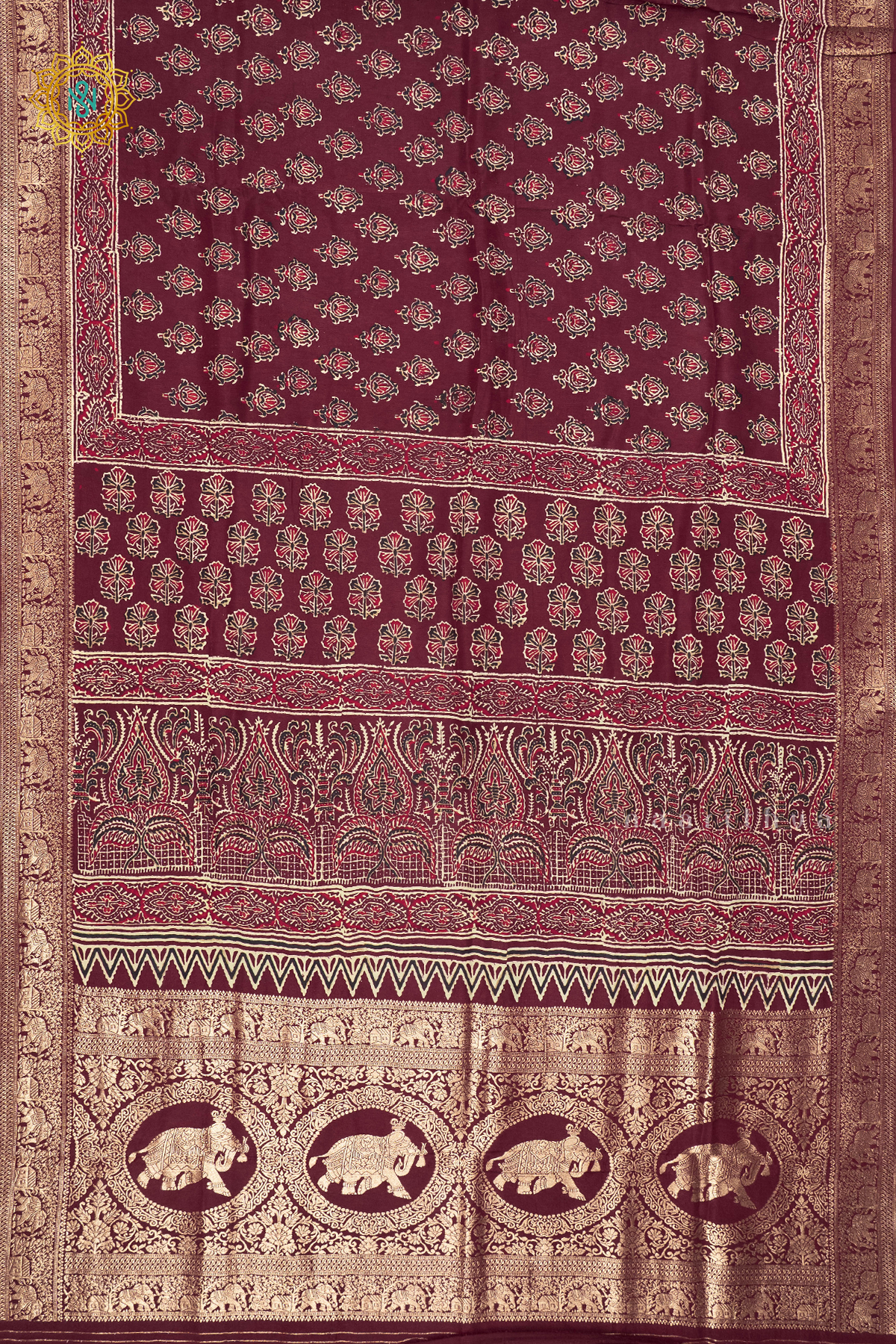 MAROON - DOLA SILK
