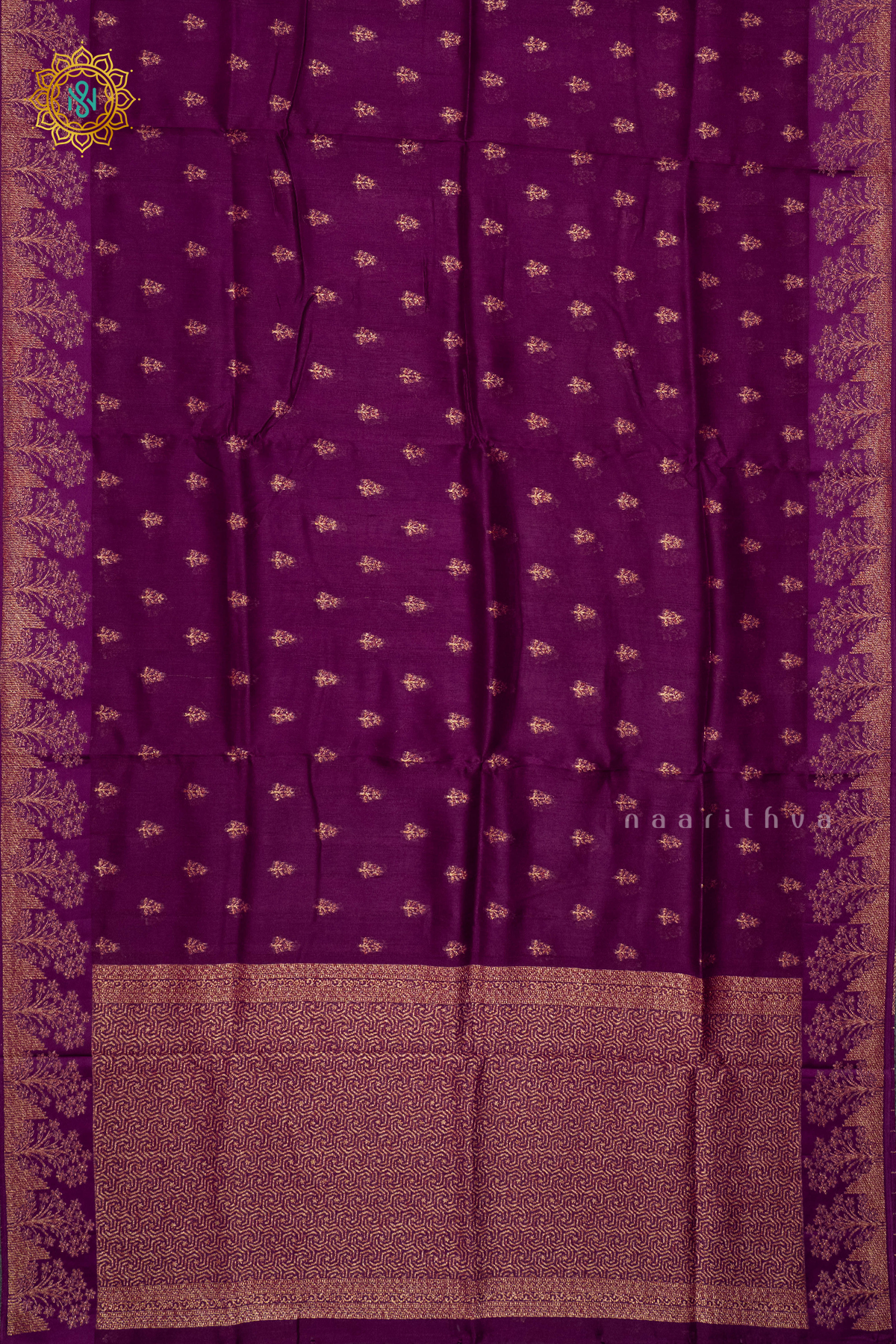 WINE - SEMI TUSSAR SILK