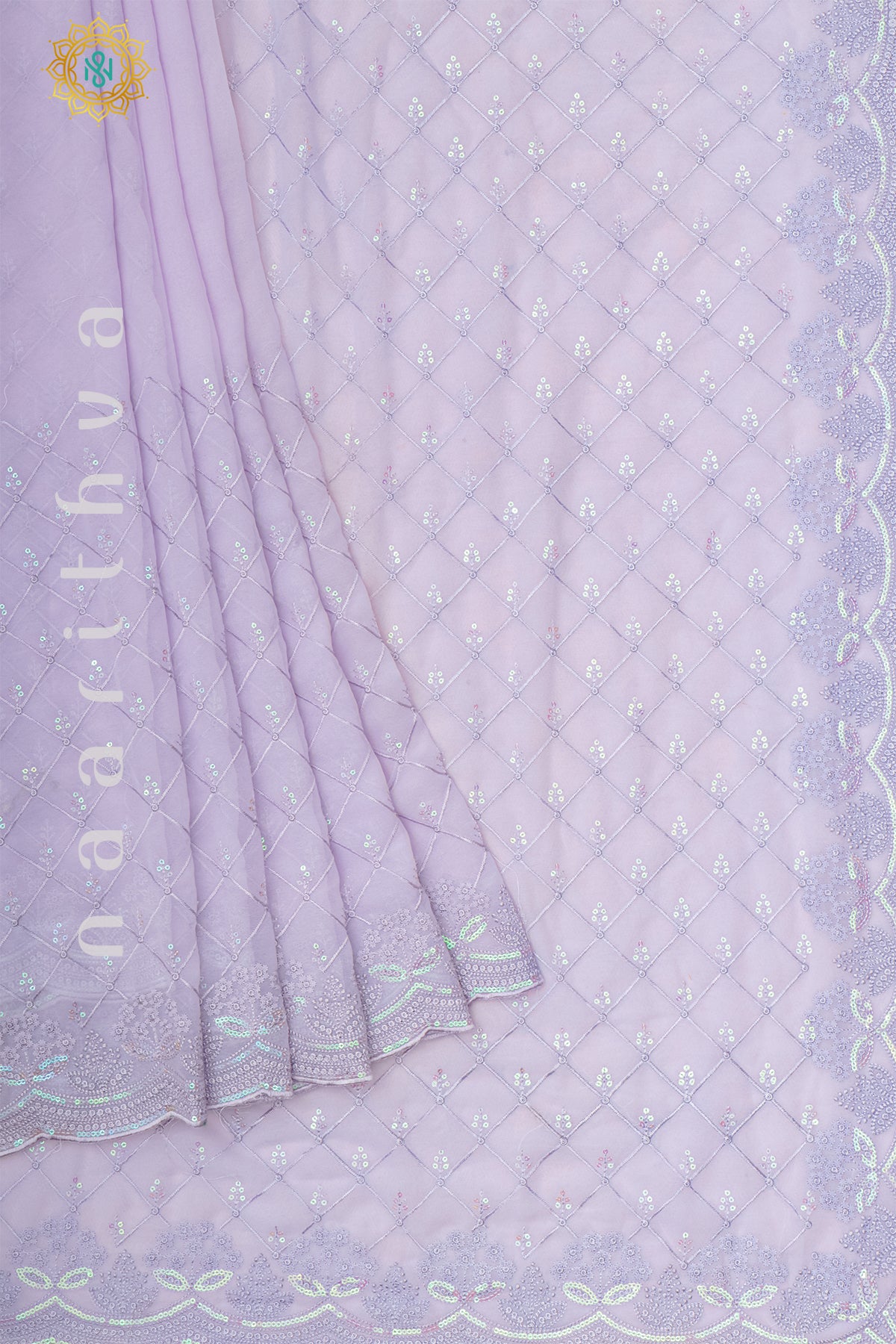 LAVENDER - DESIGNER GEORGETTE