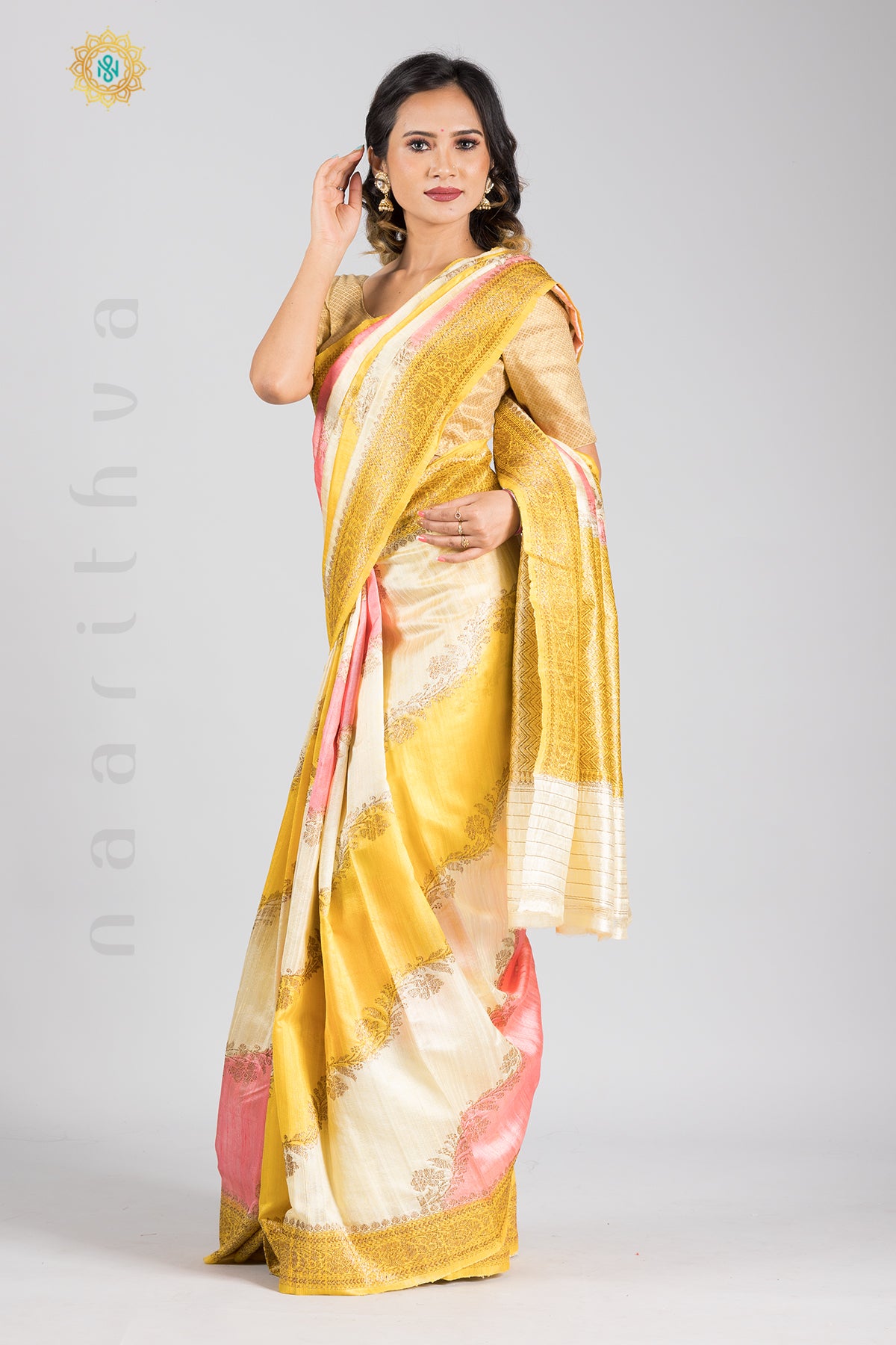 RANGKAAT - PURE RAW SILK WITH ANTIQUE ZARI WEAVES