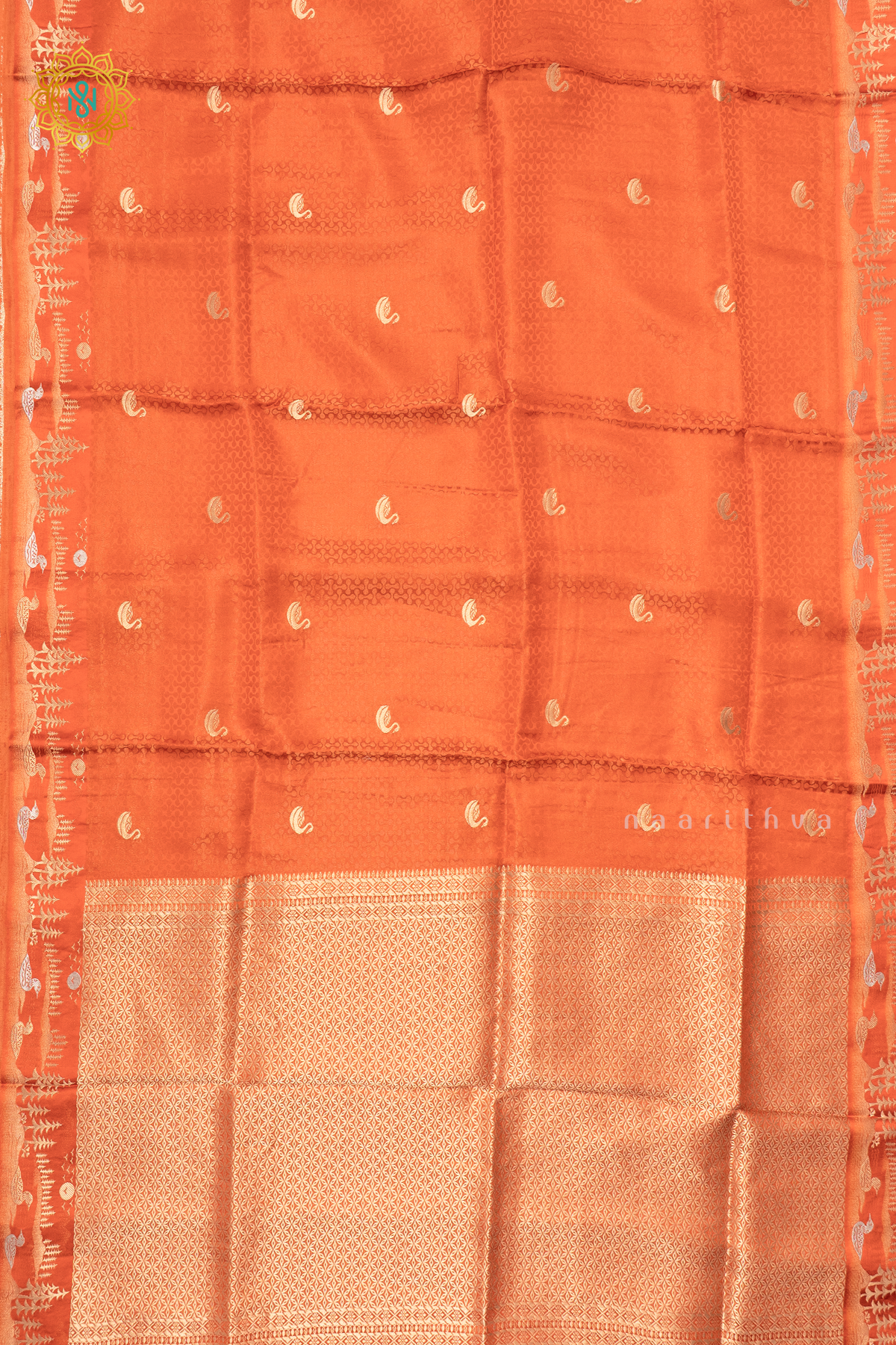 ORANGE - SATIN CREPE