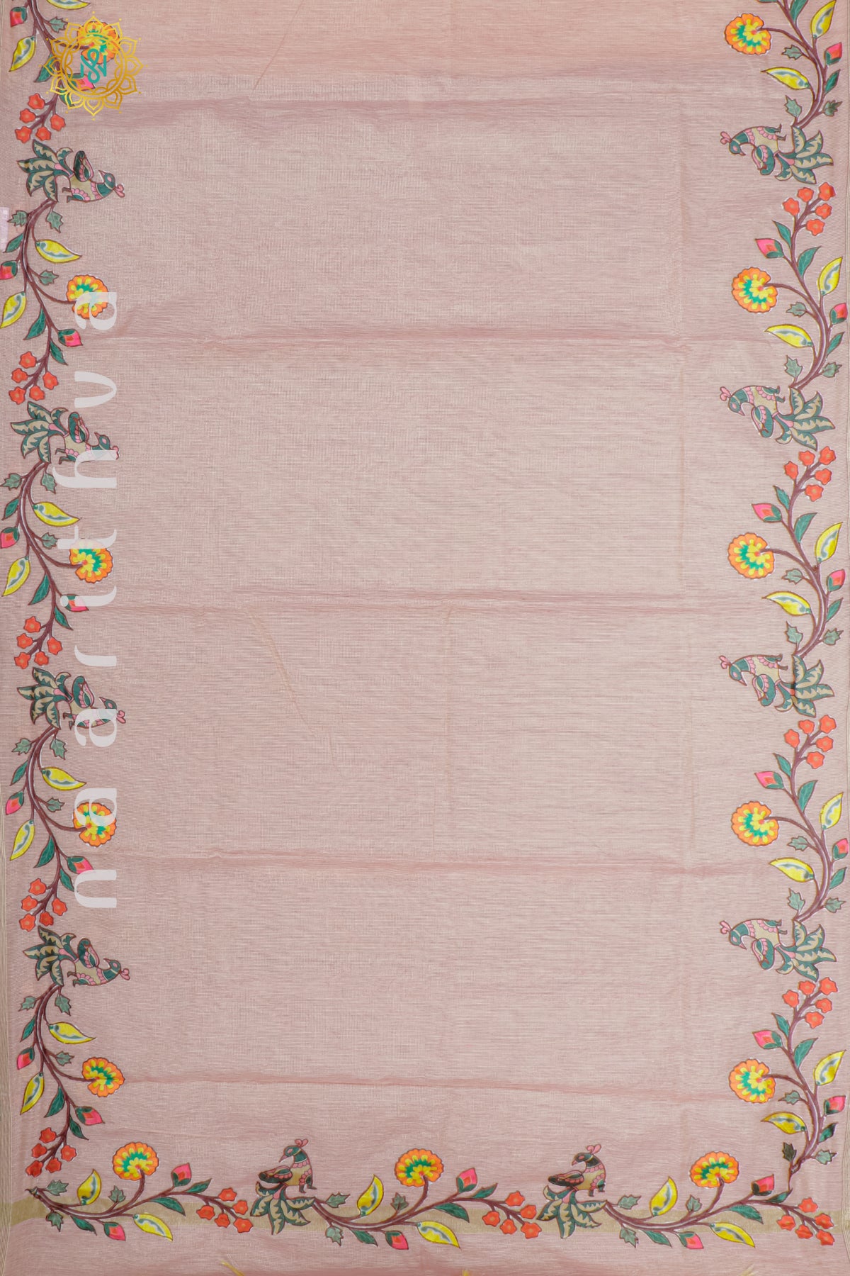 PINK - KOTA TISSUE WITH APPLIQUE WORK