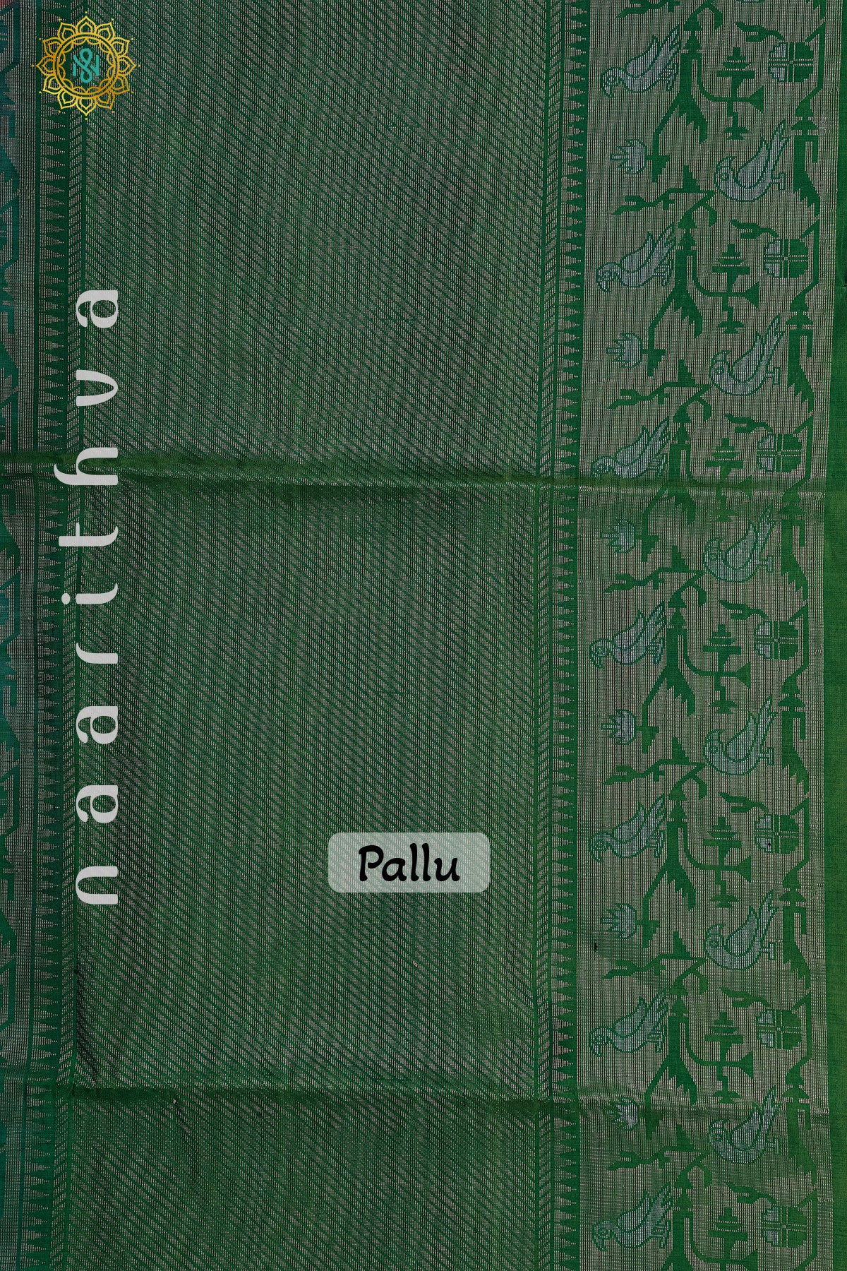 PINK WITH GREEN - PURE KANJIVARAM SOFT SILK