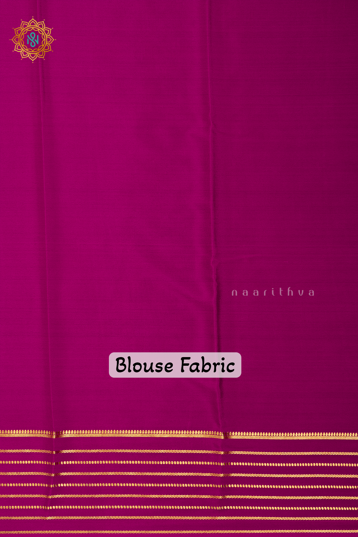 PURPLE WITH PINK - PURE MYSORE CREPE SILK