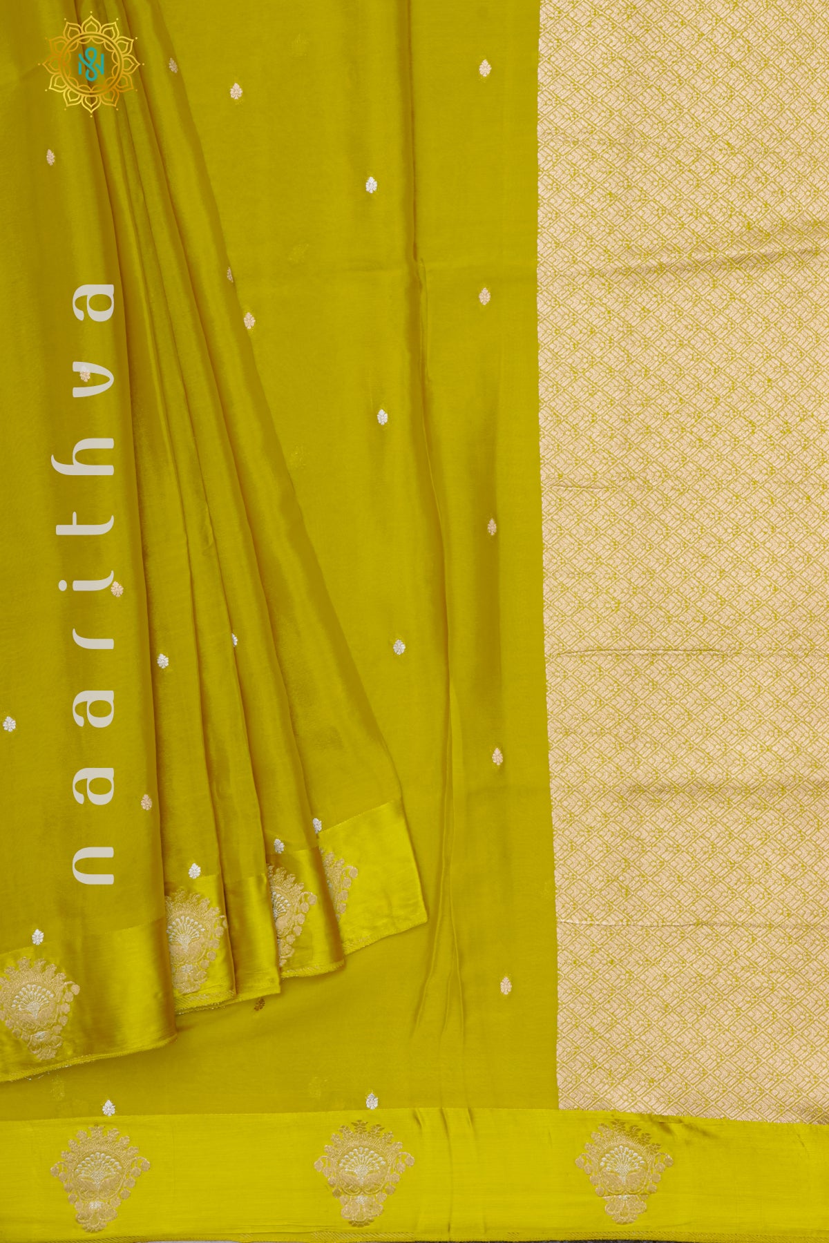 LEMON YELLOW - SATIN ORGANZA