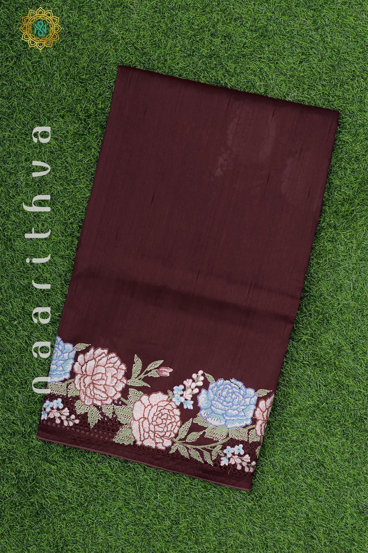 MAROON - TUSSAR SILK