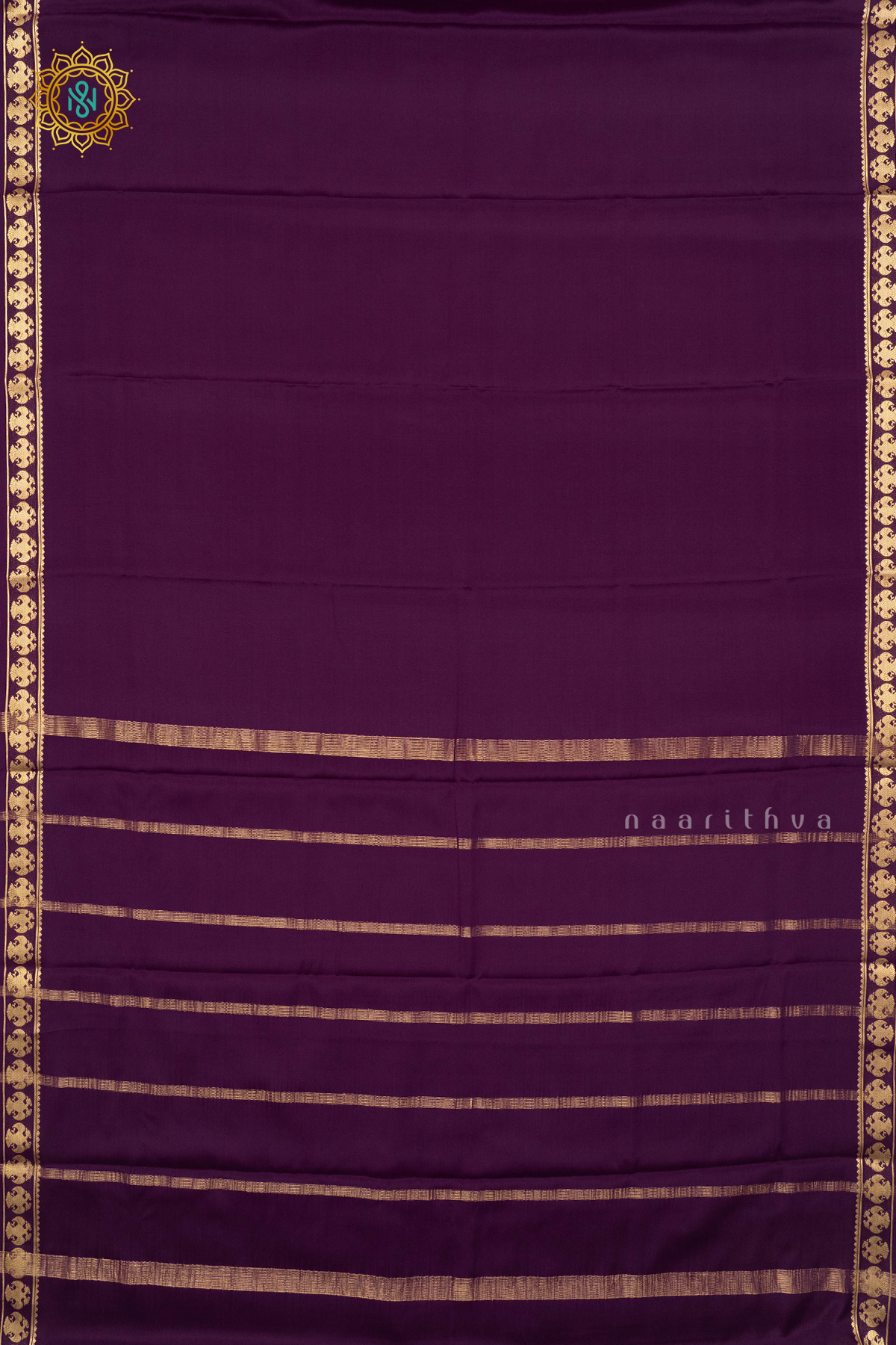DEEP WINE - PURE MYSORE CREPE SILK