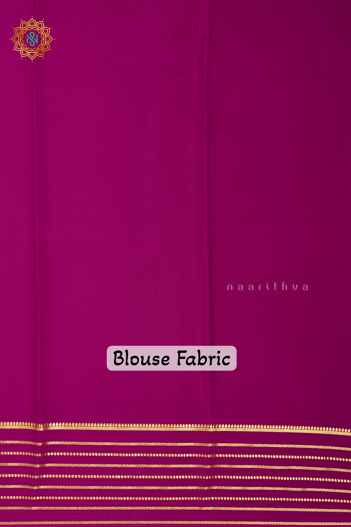 YELLOW WITH PINK - PURE MYSORE CREPE SILK