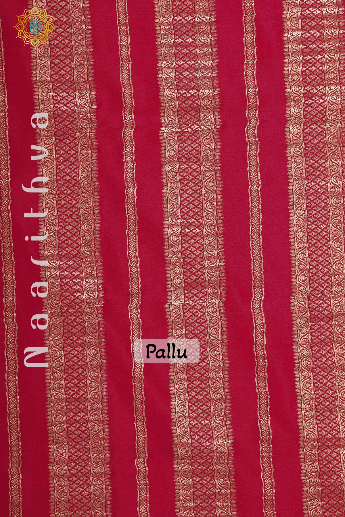 RED - PURE MYSORE CREPE SILK