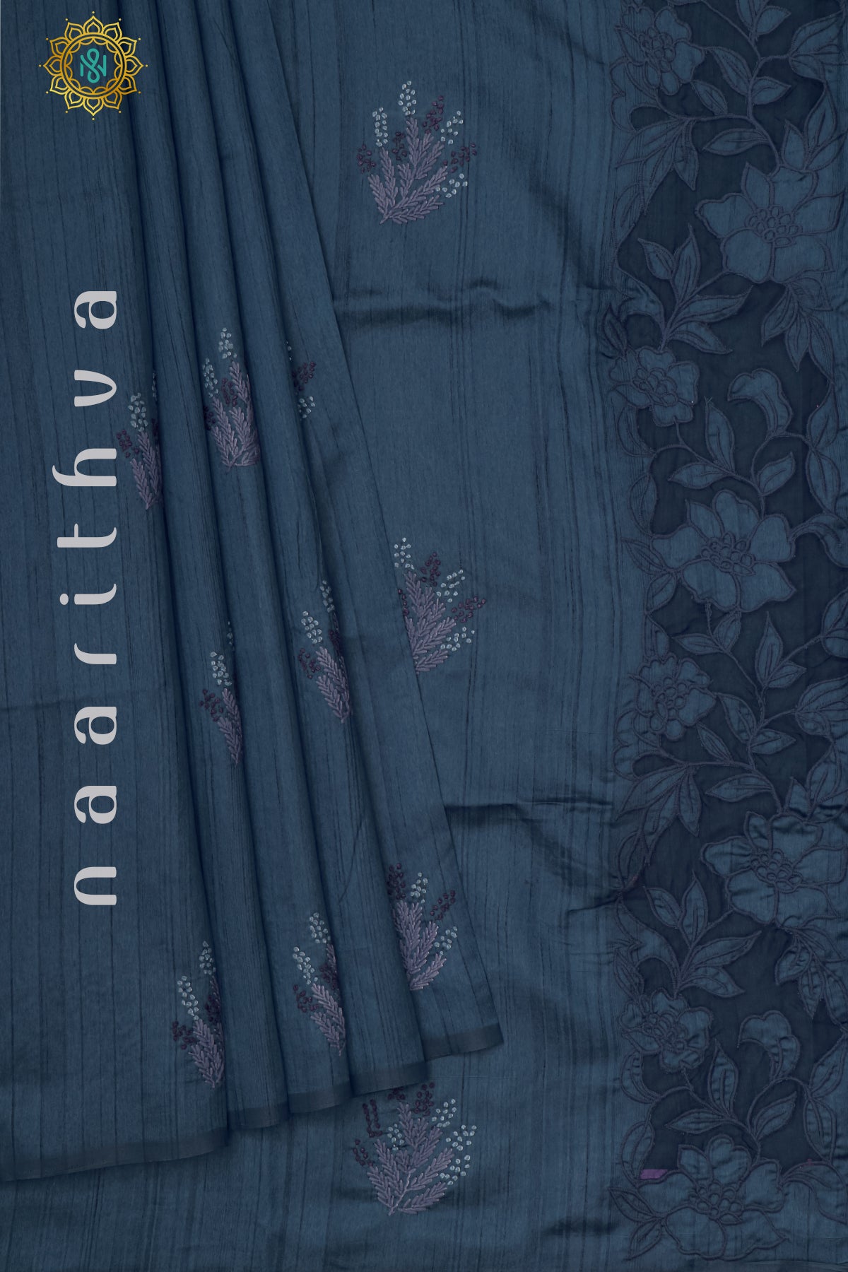 BLUE - TUSSAR SILK