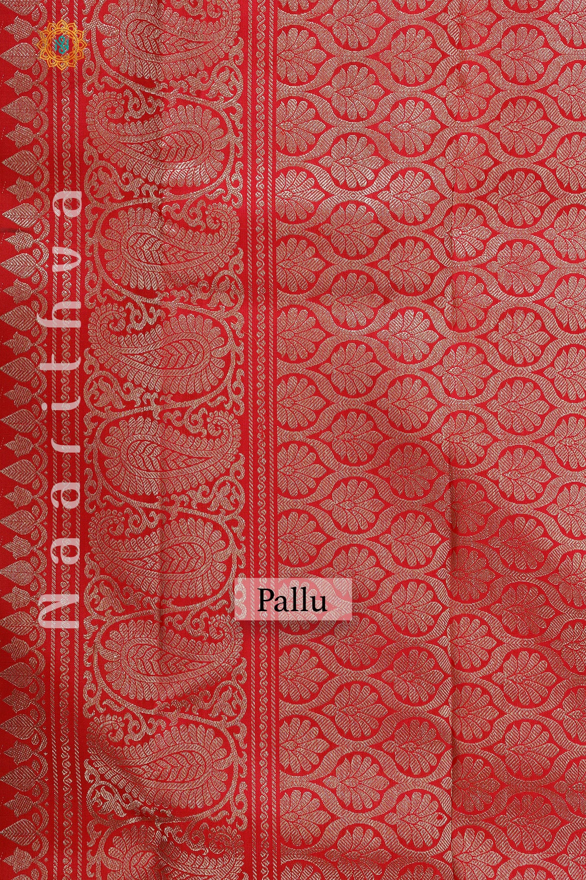 ORANGE WITH RED - PURE KANJIVARAM SILK