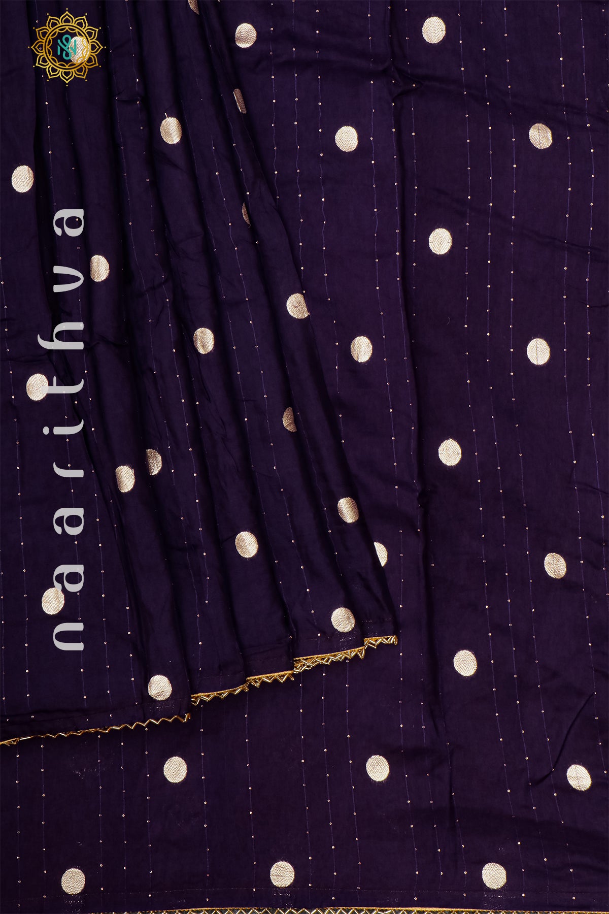 PURPLE WITH YELLOW - DOLA SILK