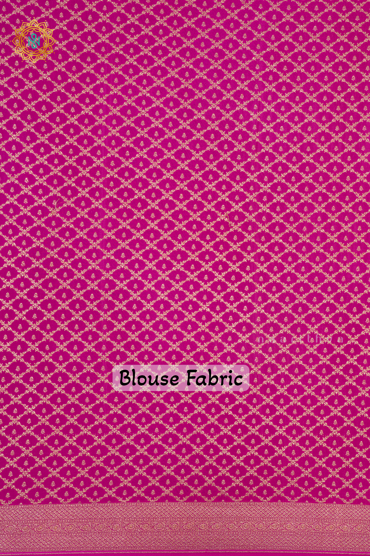 BLACK WITH PINK - PURE BANARASI CREPE SILK