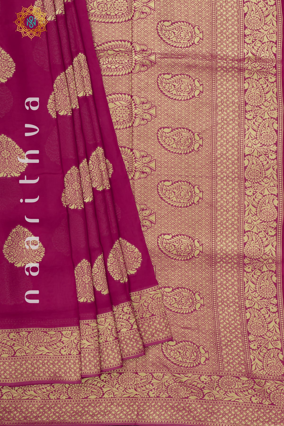 PINK - SEMI BANARASI GEORGETTE