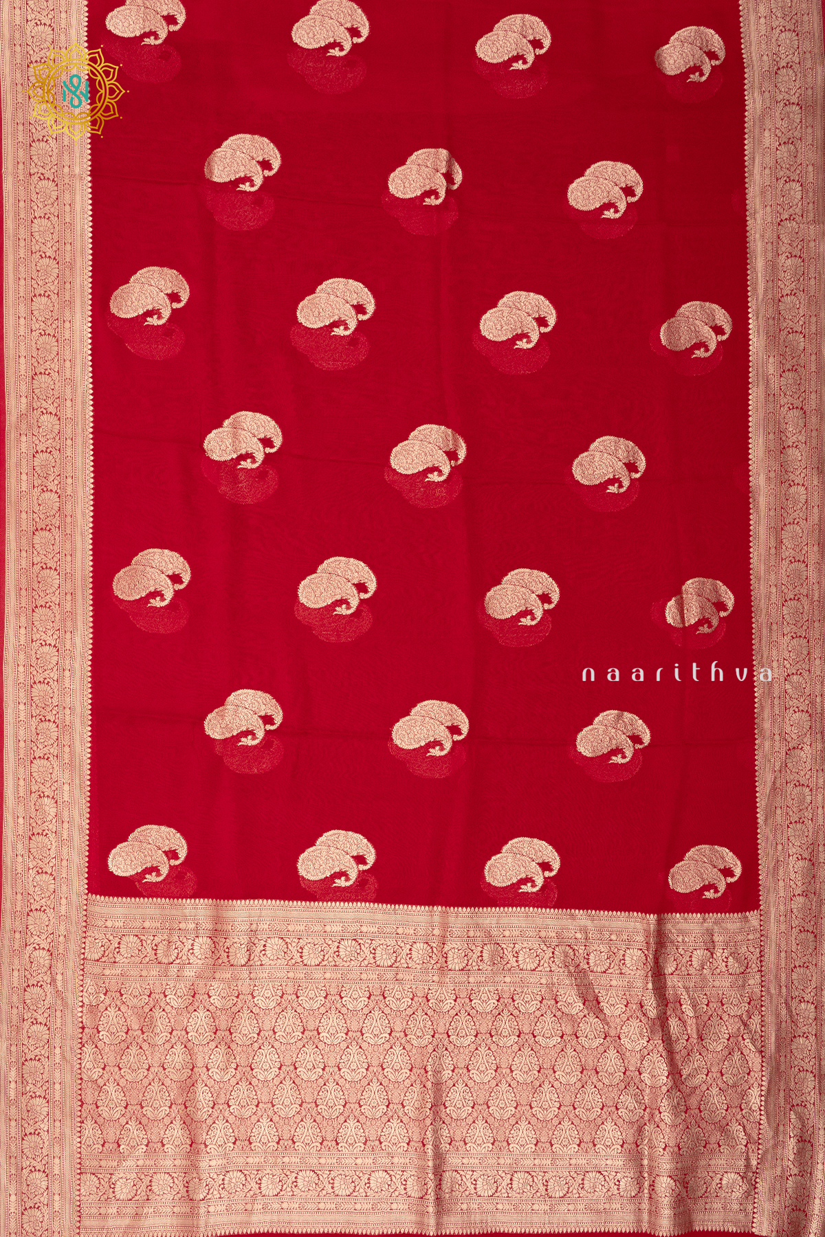 RED - SEMI GEORGETTE