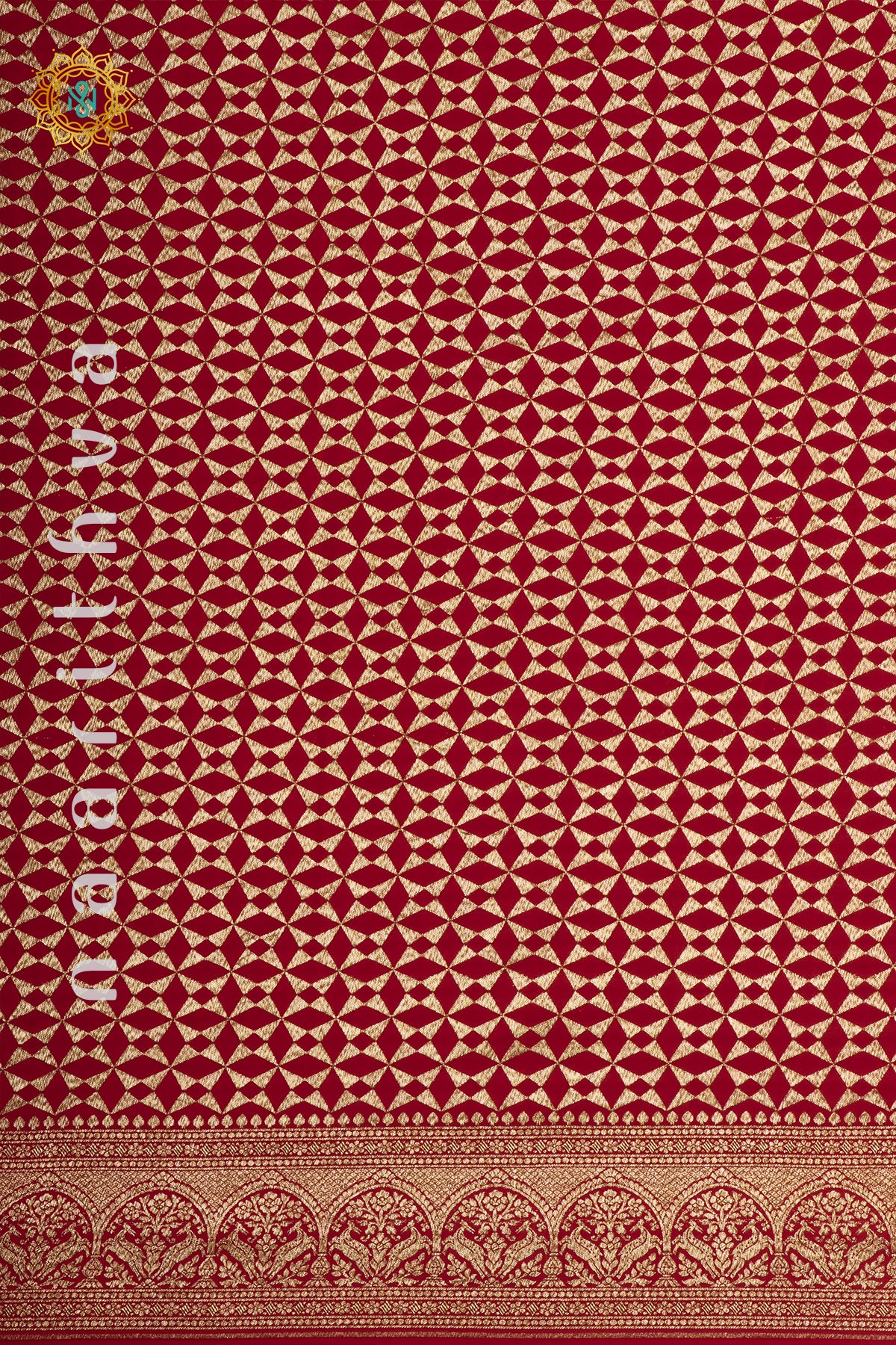 RED - PURE BANARASI CREPE SILK