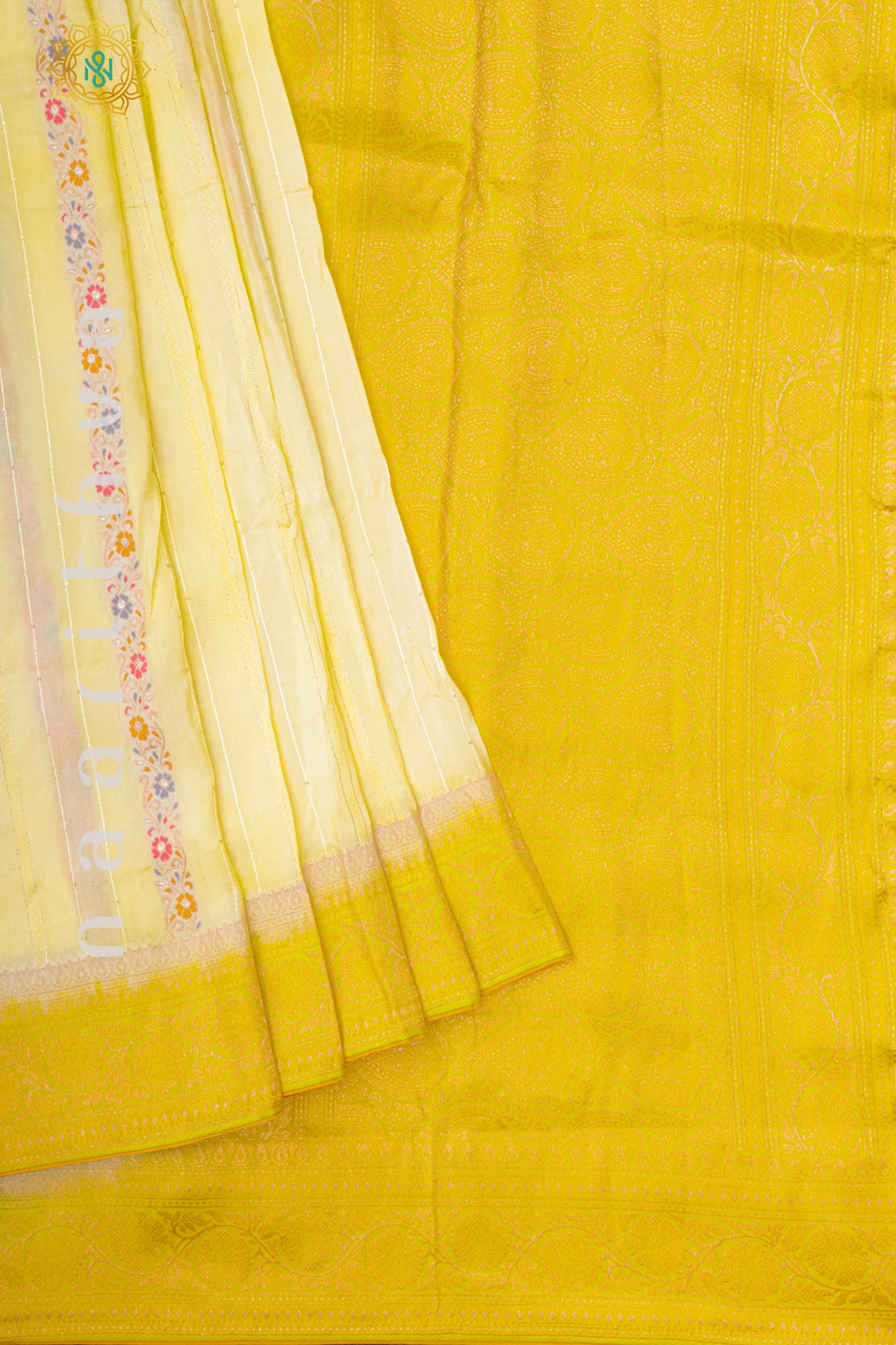 LIGHT YELLOW WITH YELLOW - DOLA SILK