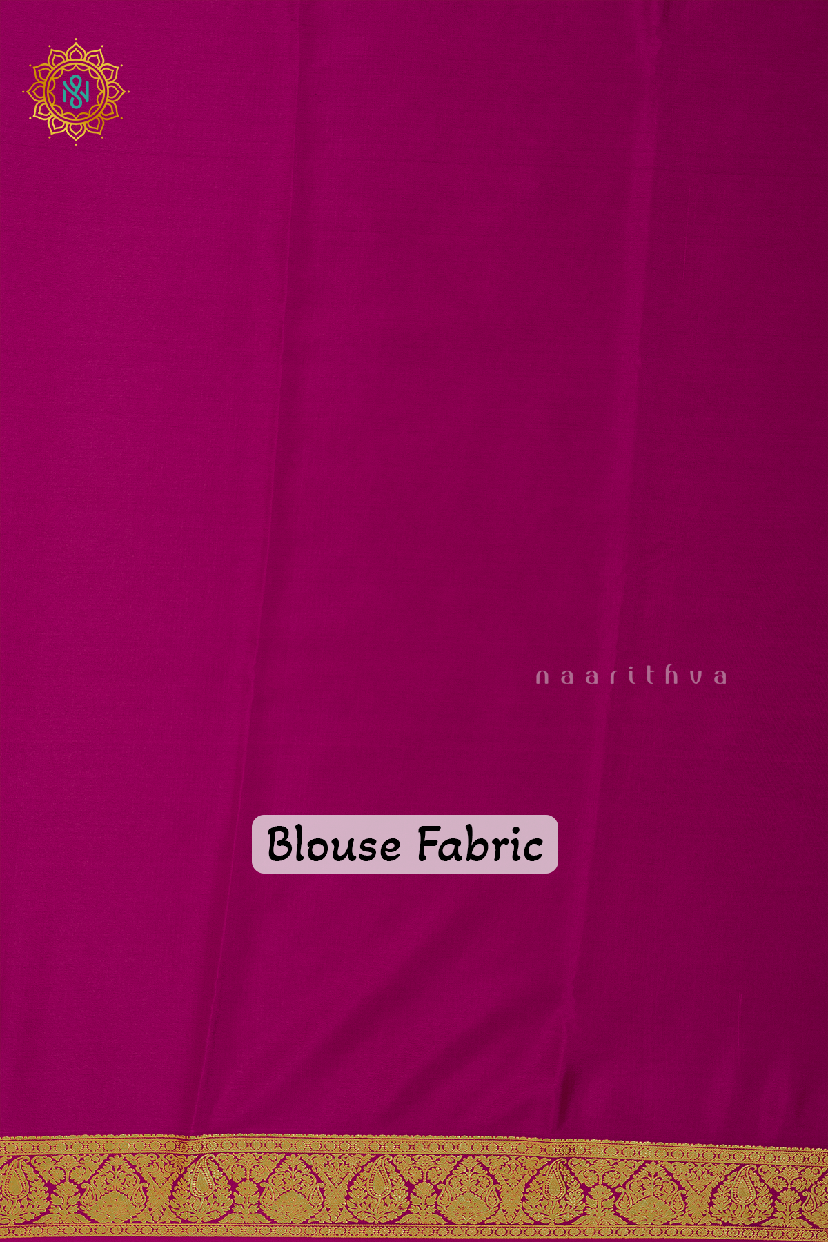 PARROT GREEN WITH PINK - PURE MYSORE CREPE SILK