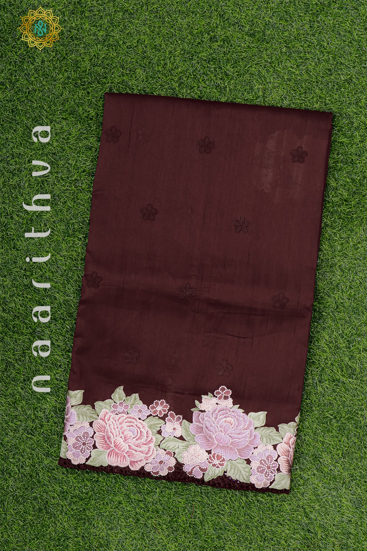 MAROON - TUSSAR SILK