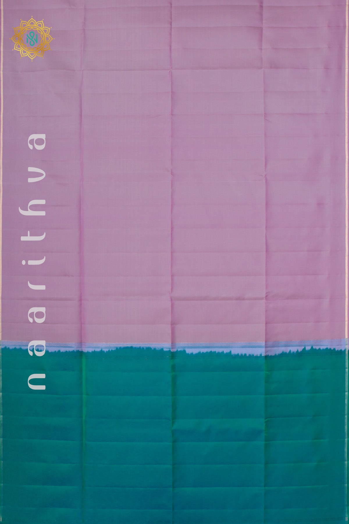 LIGHT PINK WITH CYAN BLUE - PURE KANJIVARAM SOFT SILK