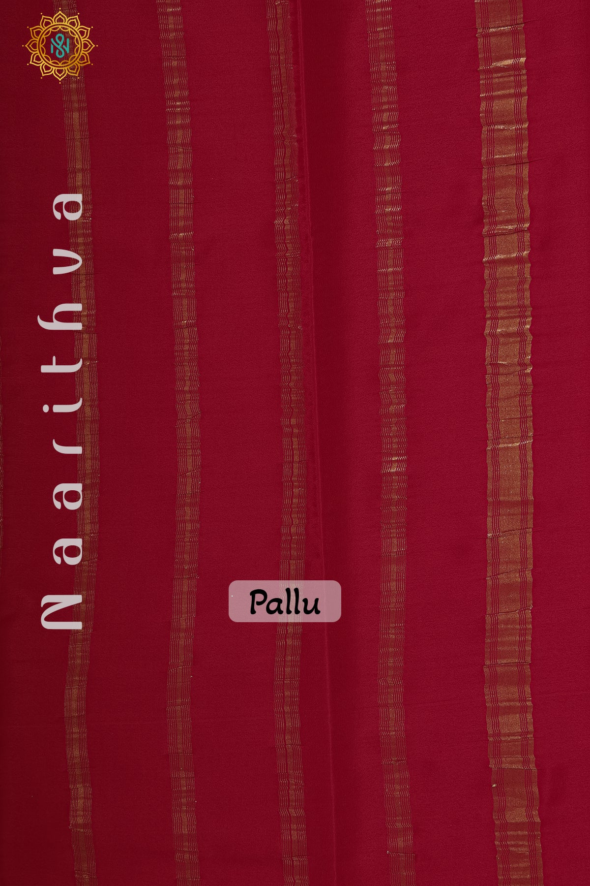 RED - PURE MYSORE CREPE SILK