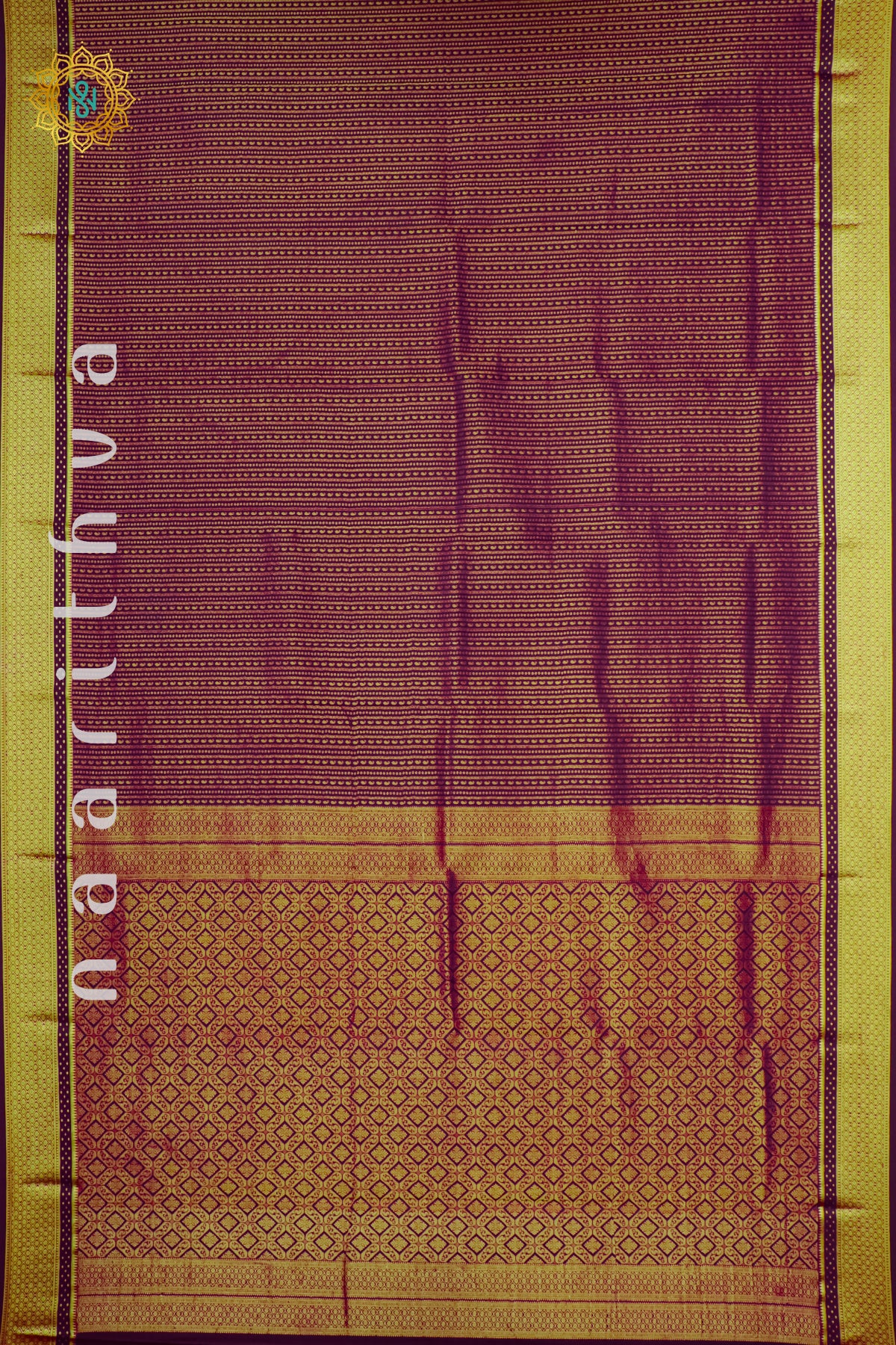 DEEP WINE - PURE MYSORE CREPE SILK