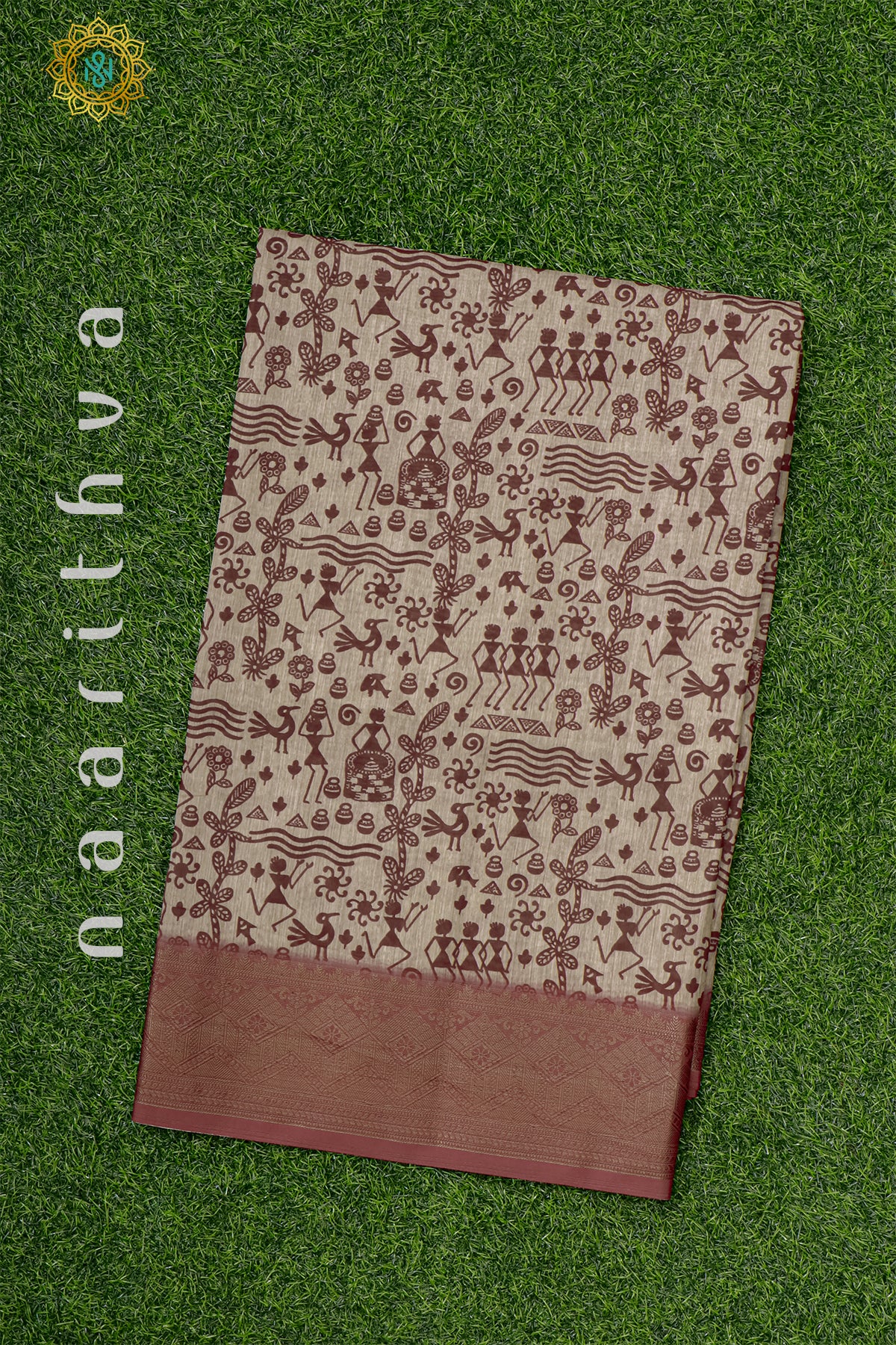 MAROON - CHANDERI SILK COTTON