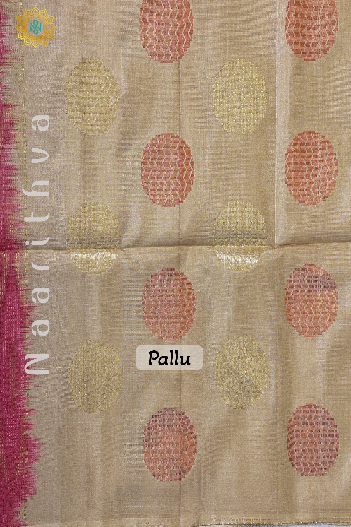 PINK WITH CREAM - PURE KANJIVARAM SOFT SILK