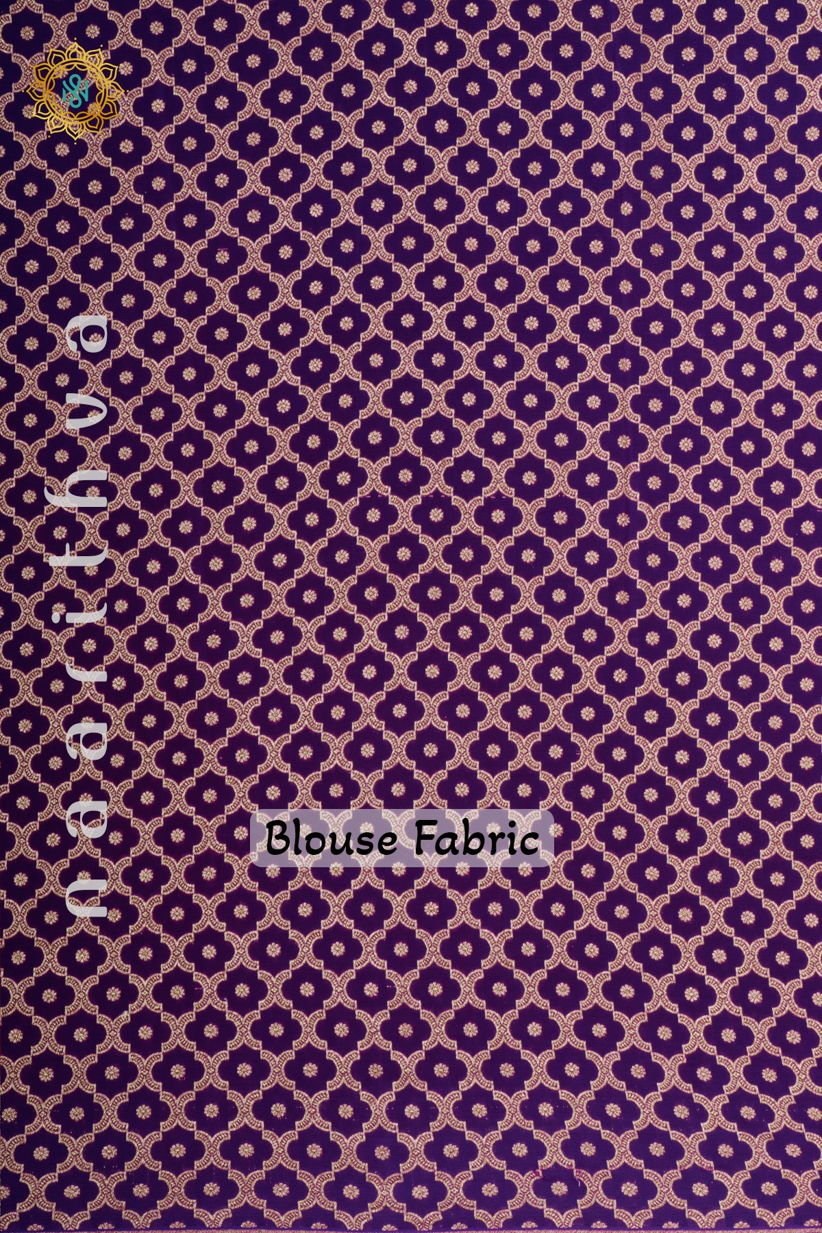 RED WITH PURPLE - PURE BANARASI CREPE SILK